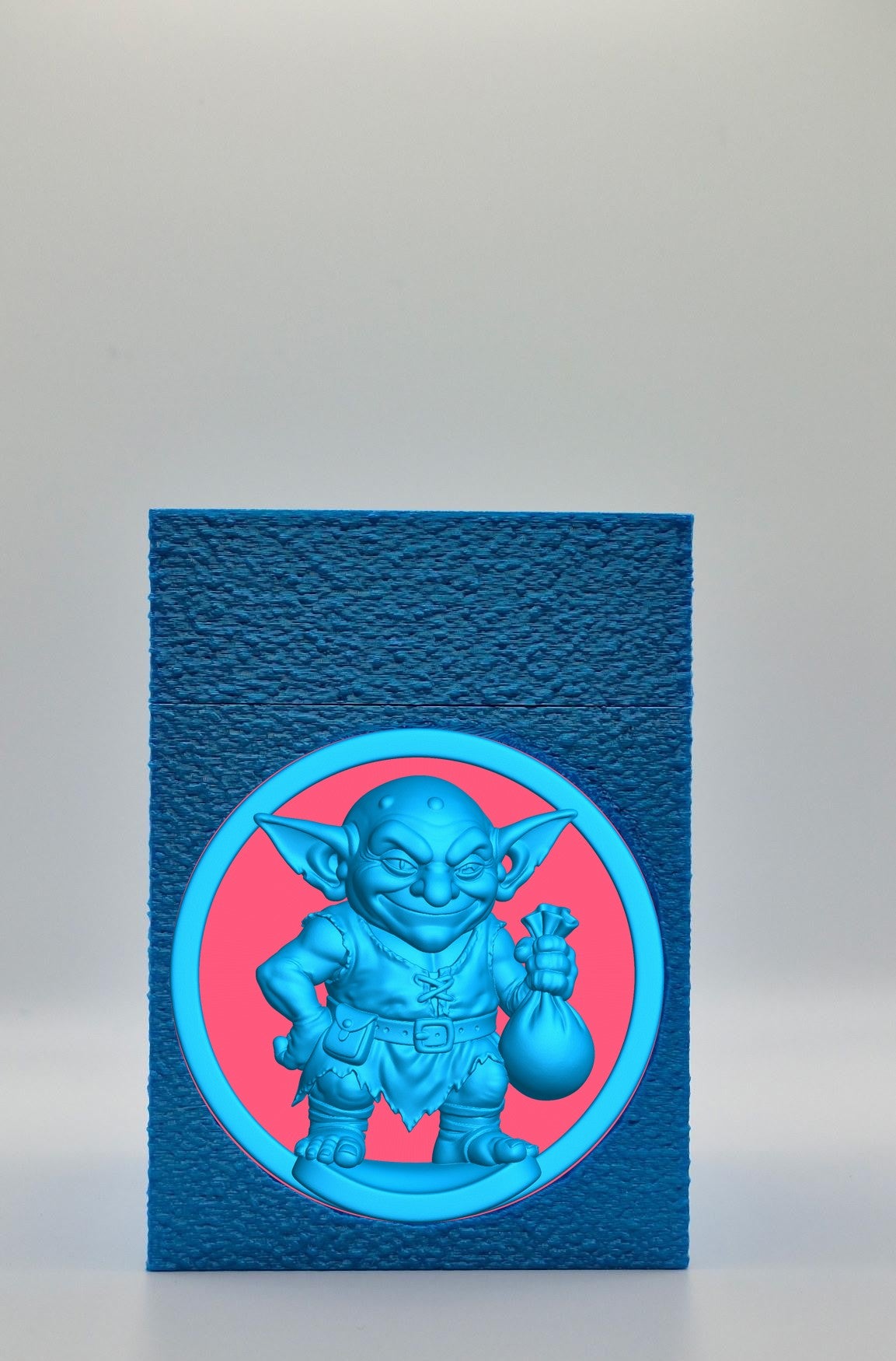 Greedy Goblin Card Box — Blue
