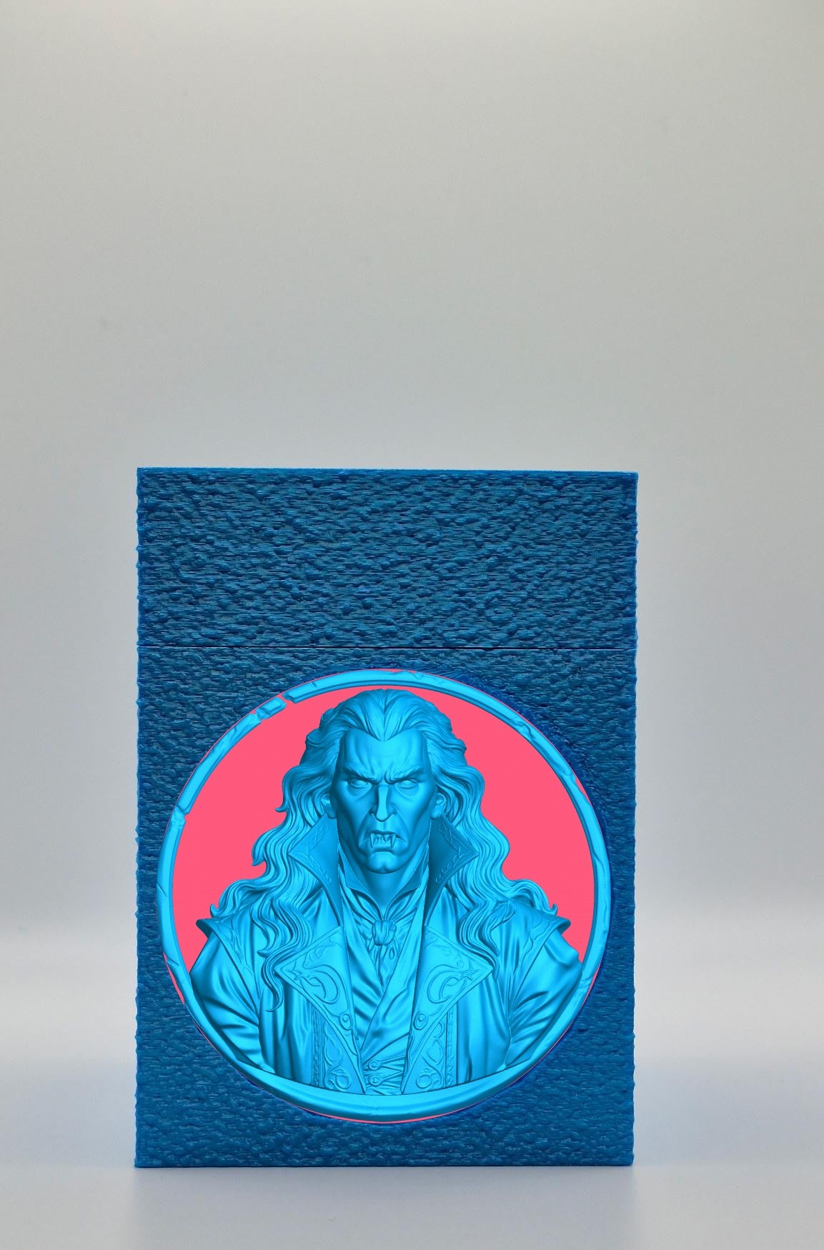 Gothic Vampire Card Box — Blue