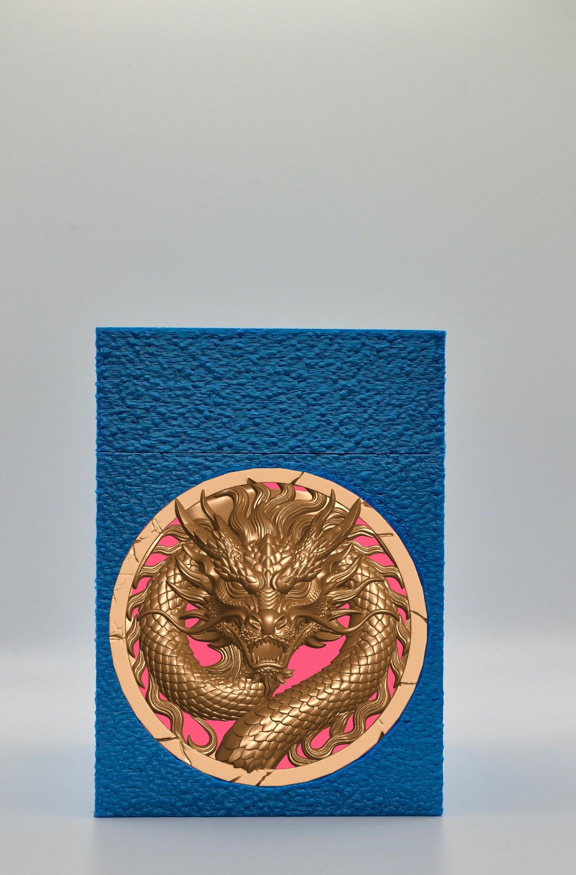 Dragon Card Box — Blue