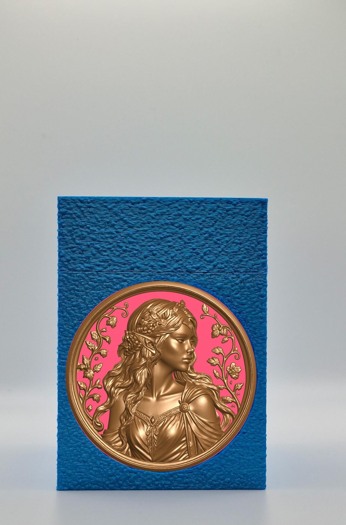 Elf Maiden Card Box — Blue