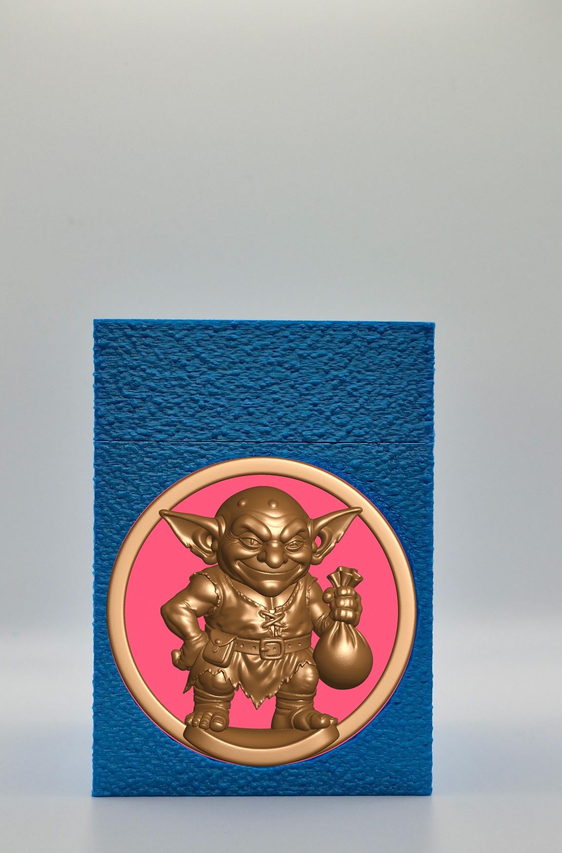 Greedy Goblin Card Box — Blue