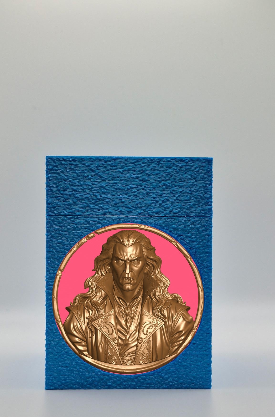 Gothic Vampire Card Box — Blue