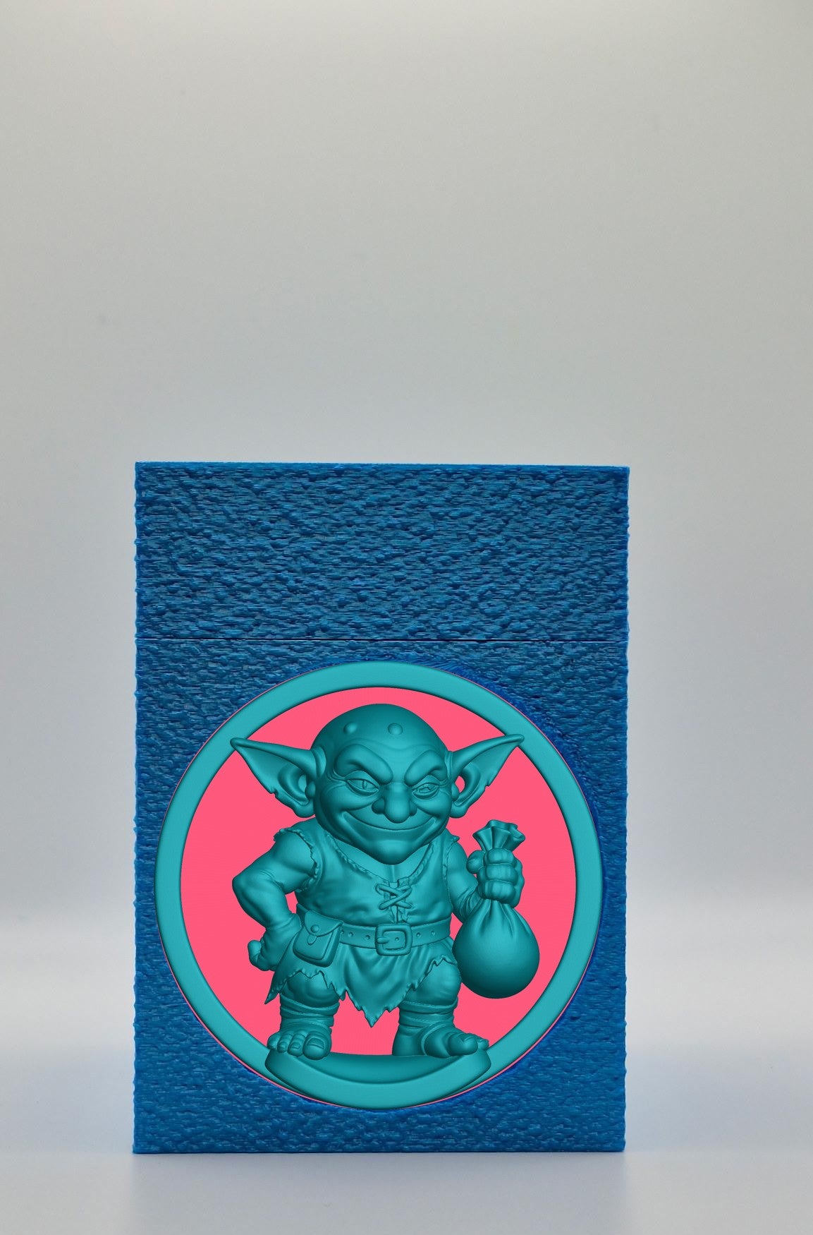Greedy Goblin Card Box — Blue
