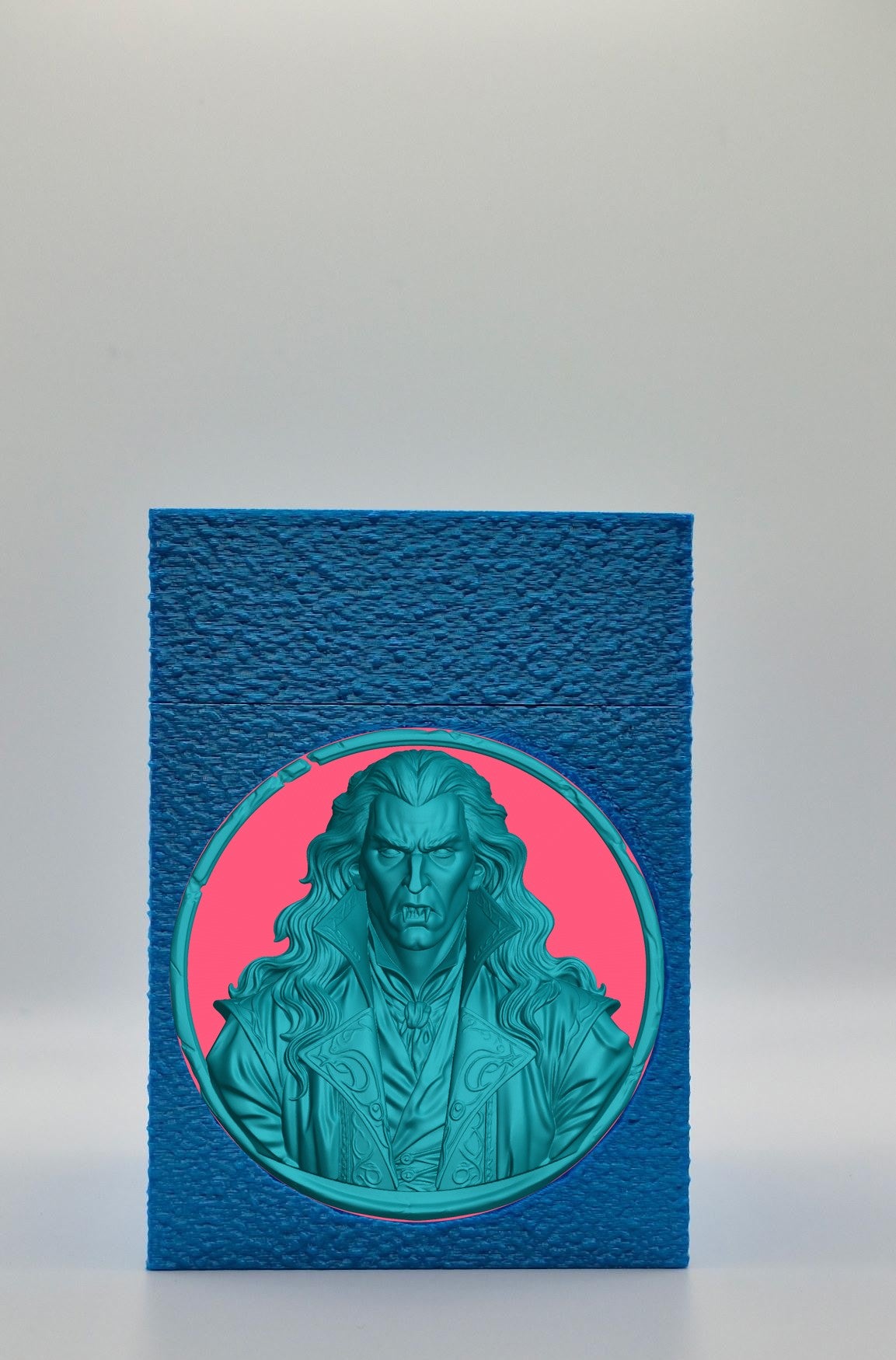 Gothic Vampire Card Box — Blue