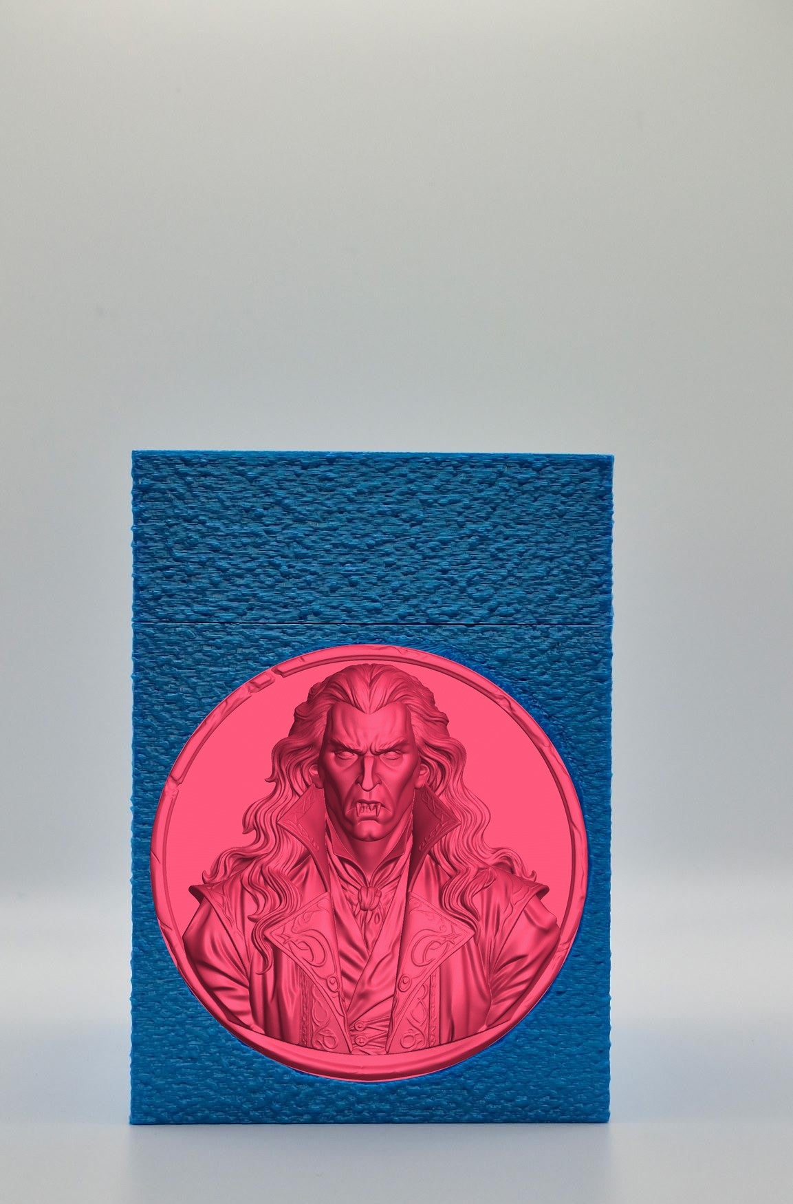 Gothic Vampire Card Box — Blue