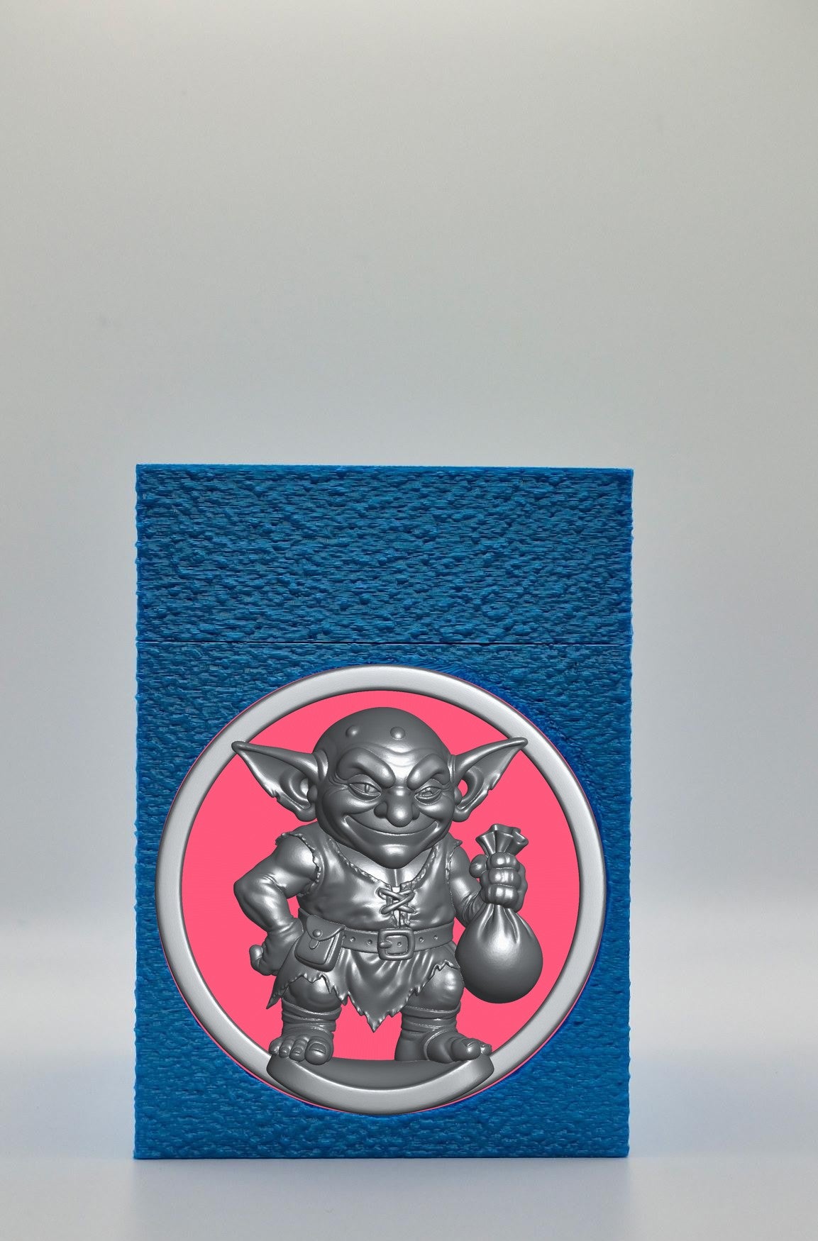 Greedy Goblin Card Box — Blue