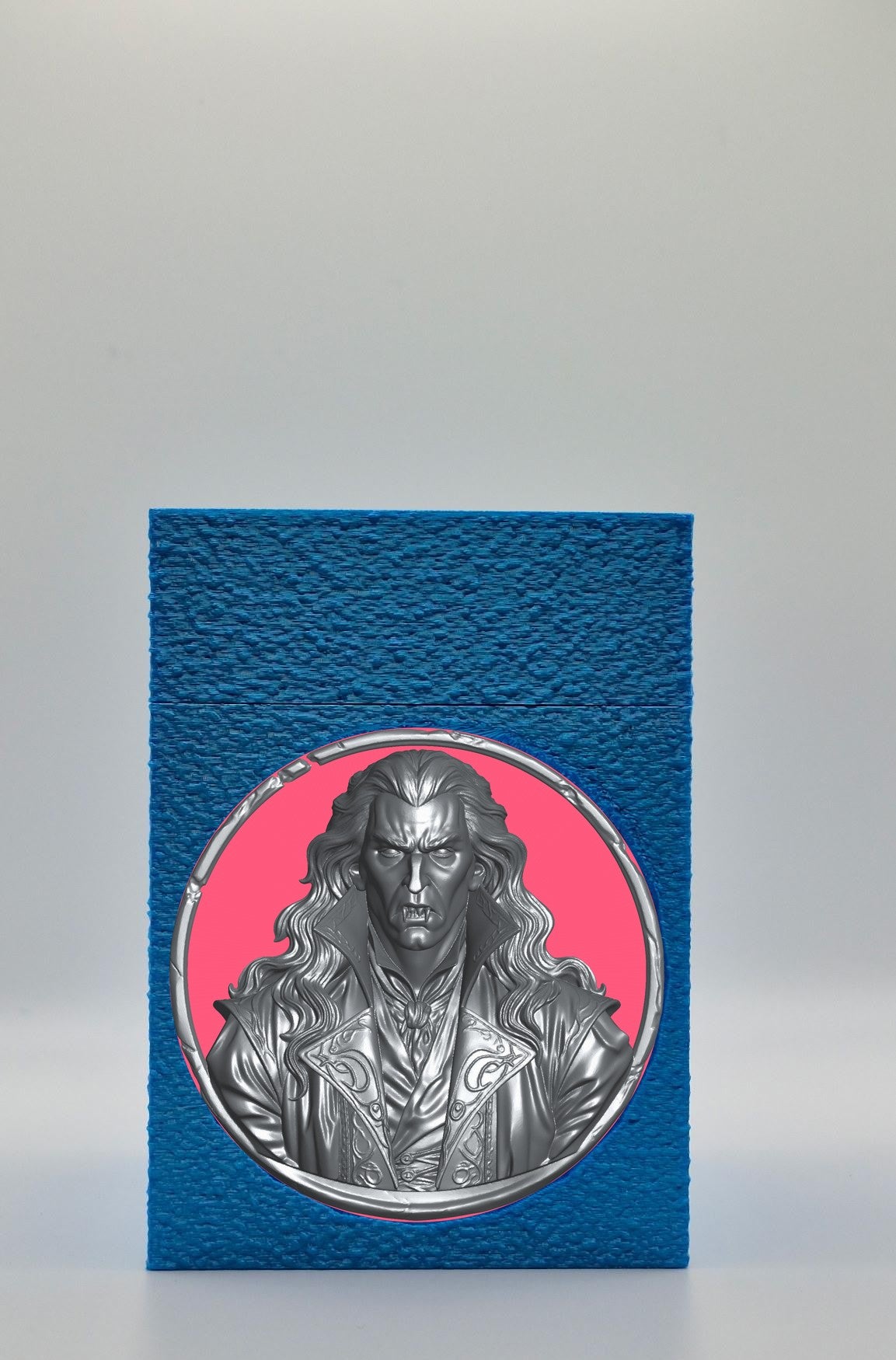 Gothic Vampire Card Box — Blue