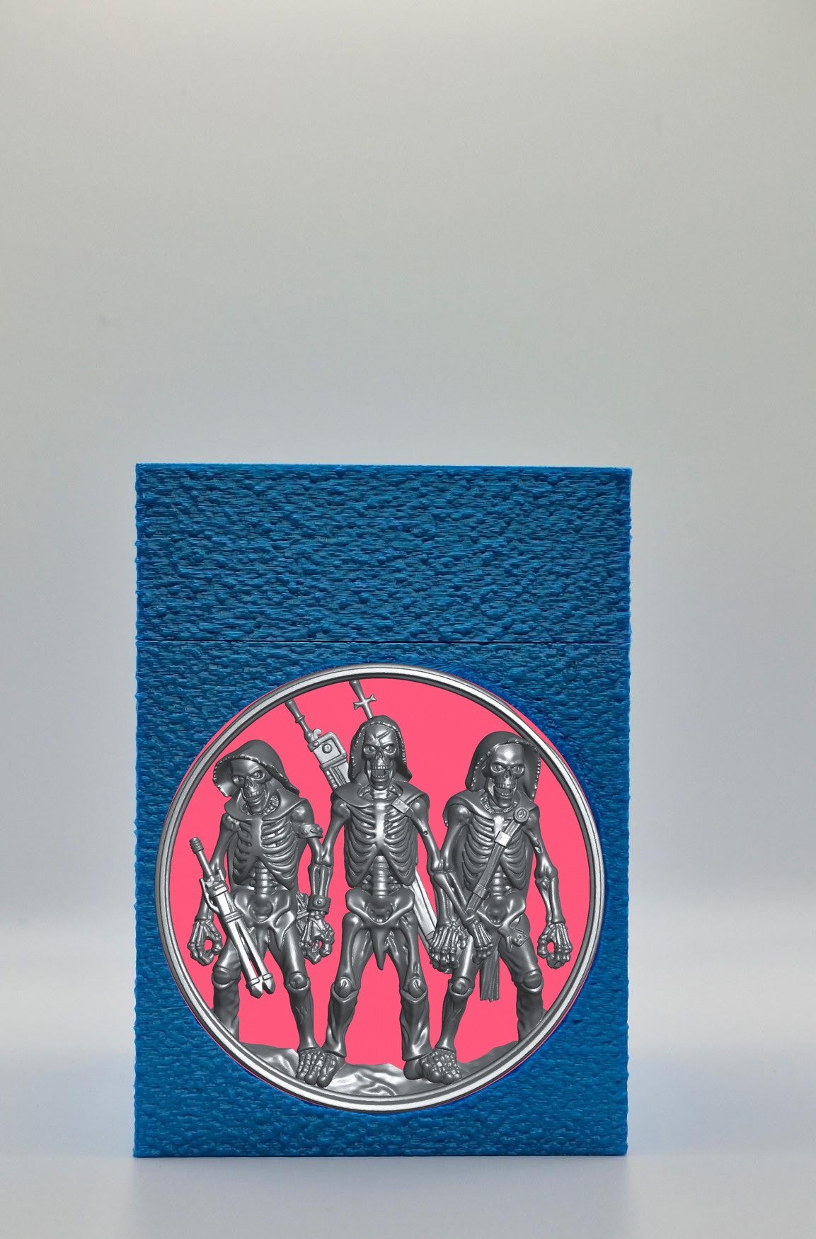 Skeleton Army Card Box — Blue