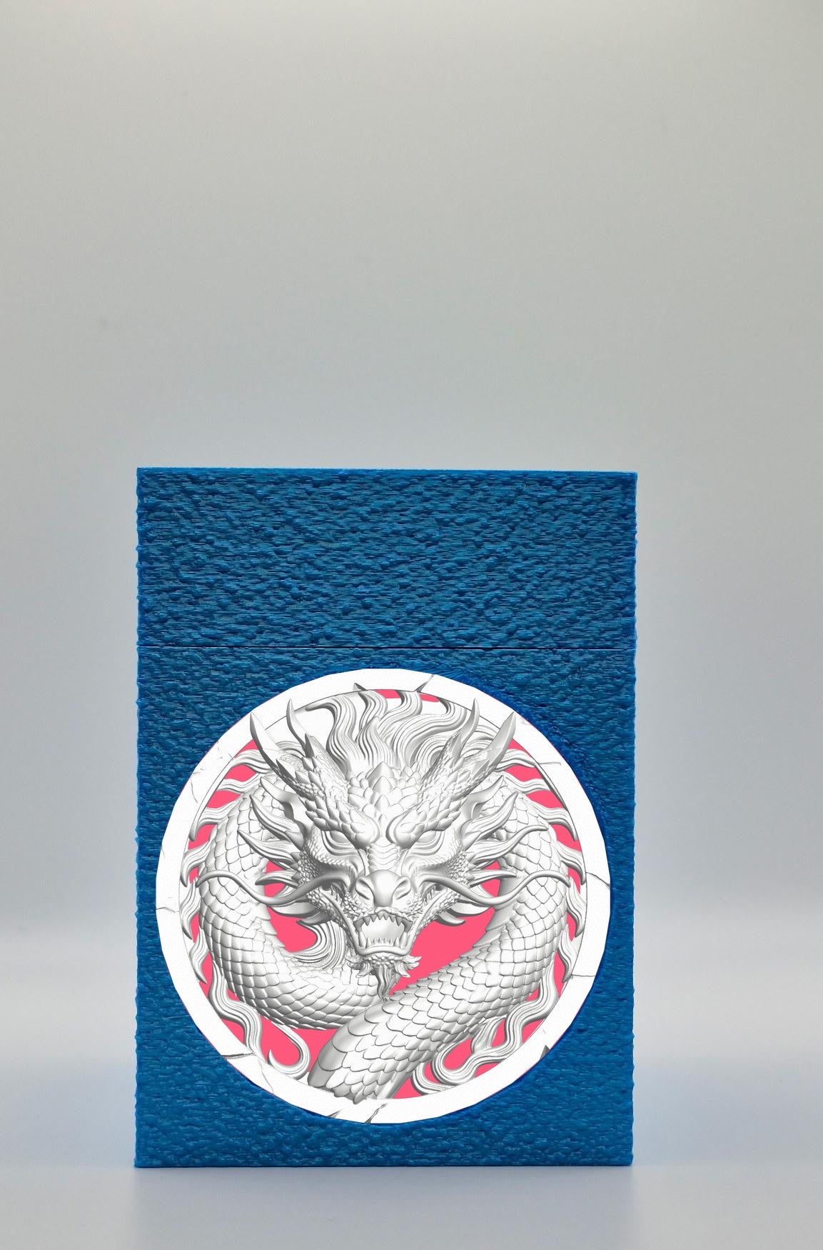 Dragon Card Box — Blue