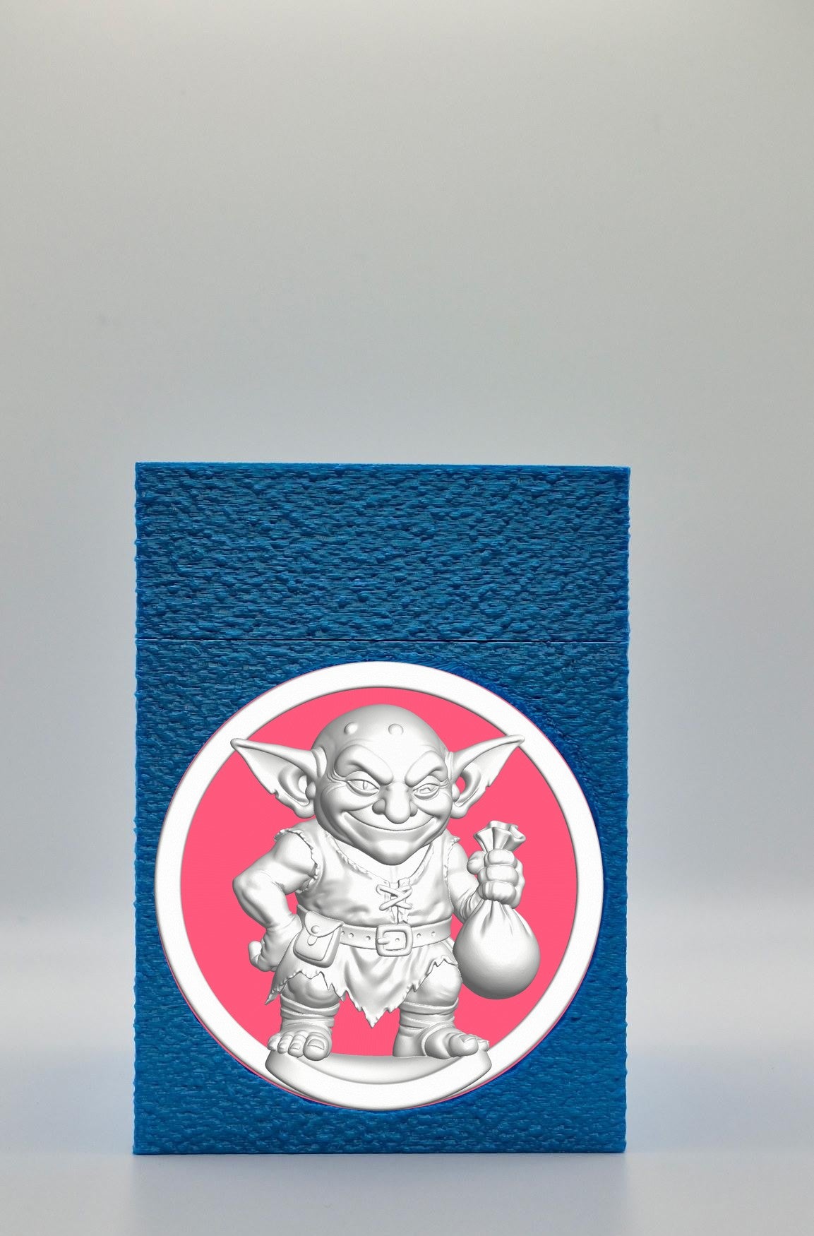 Greedy Goblin Card Box — Blue
