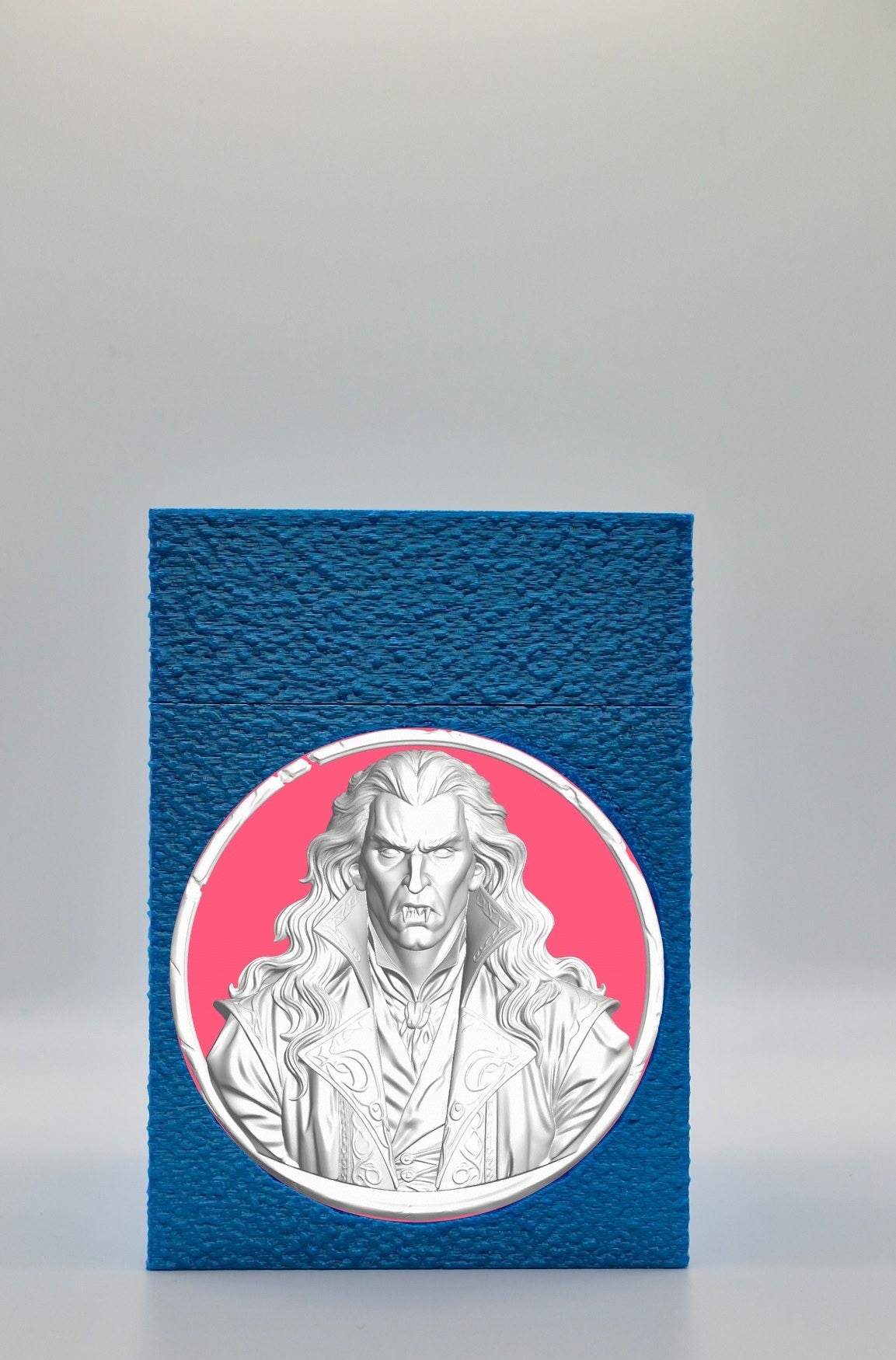 Gothic Vampire Card Box — Blue