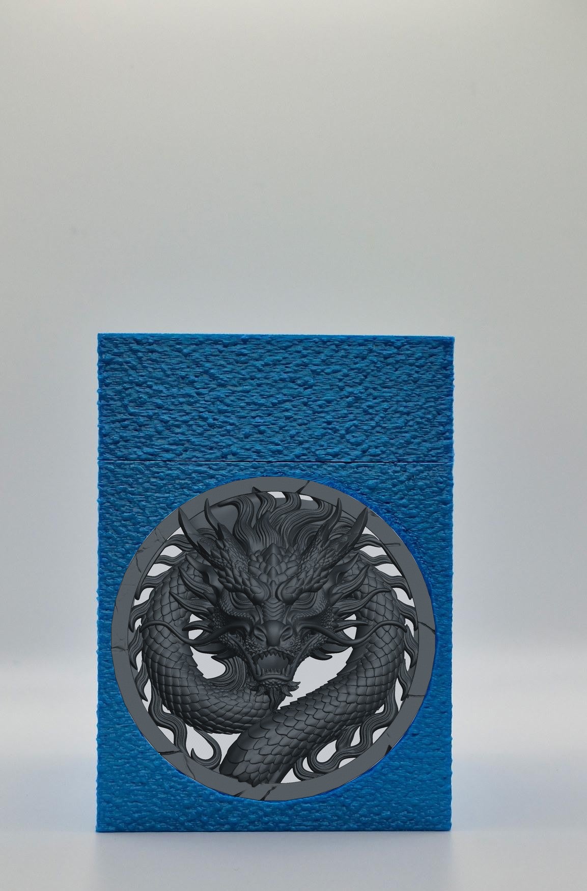 Dragon Card Box — Blue