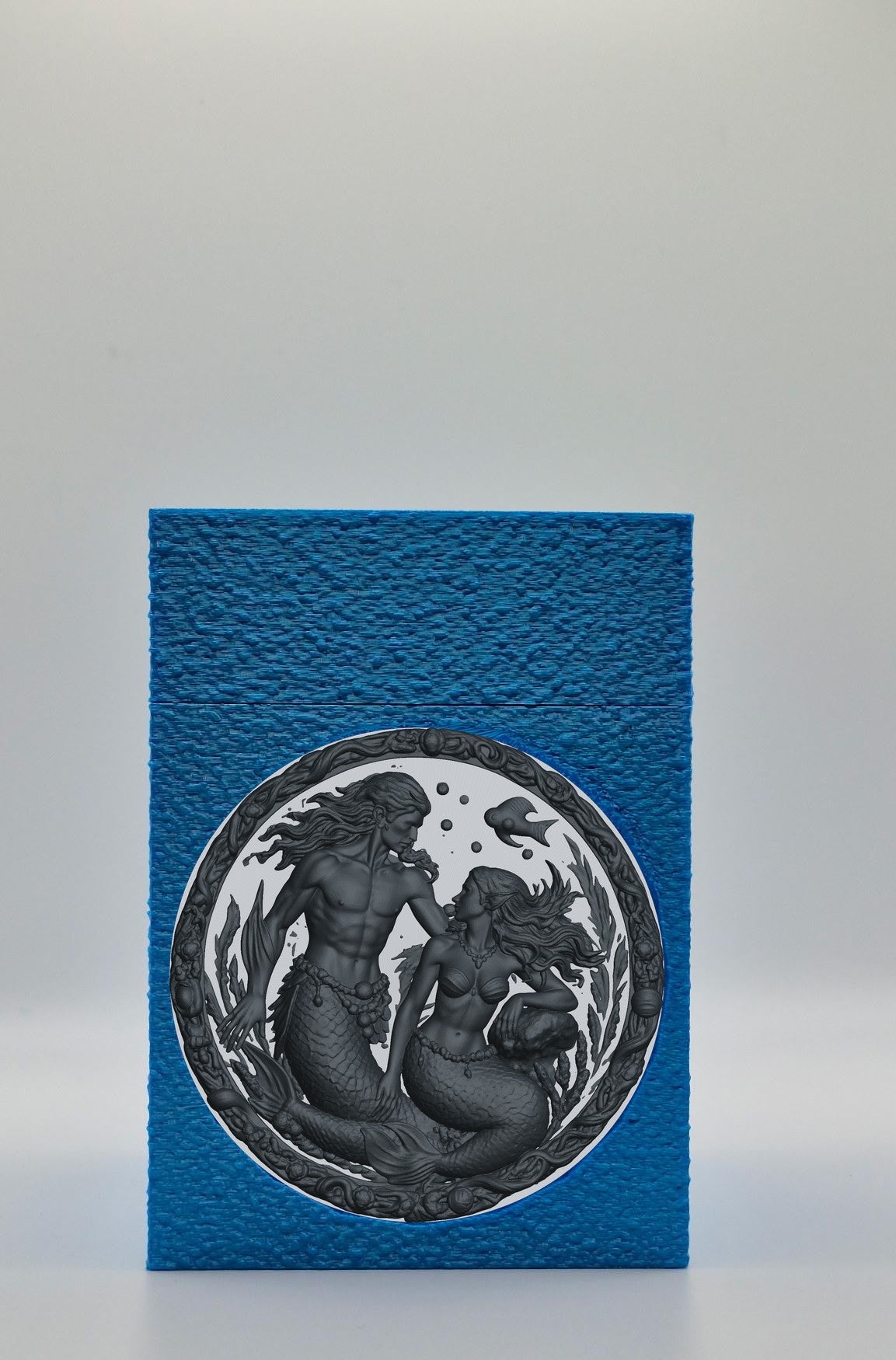 Merfolk Card Box — Blue