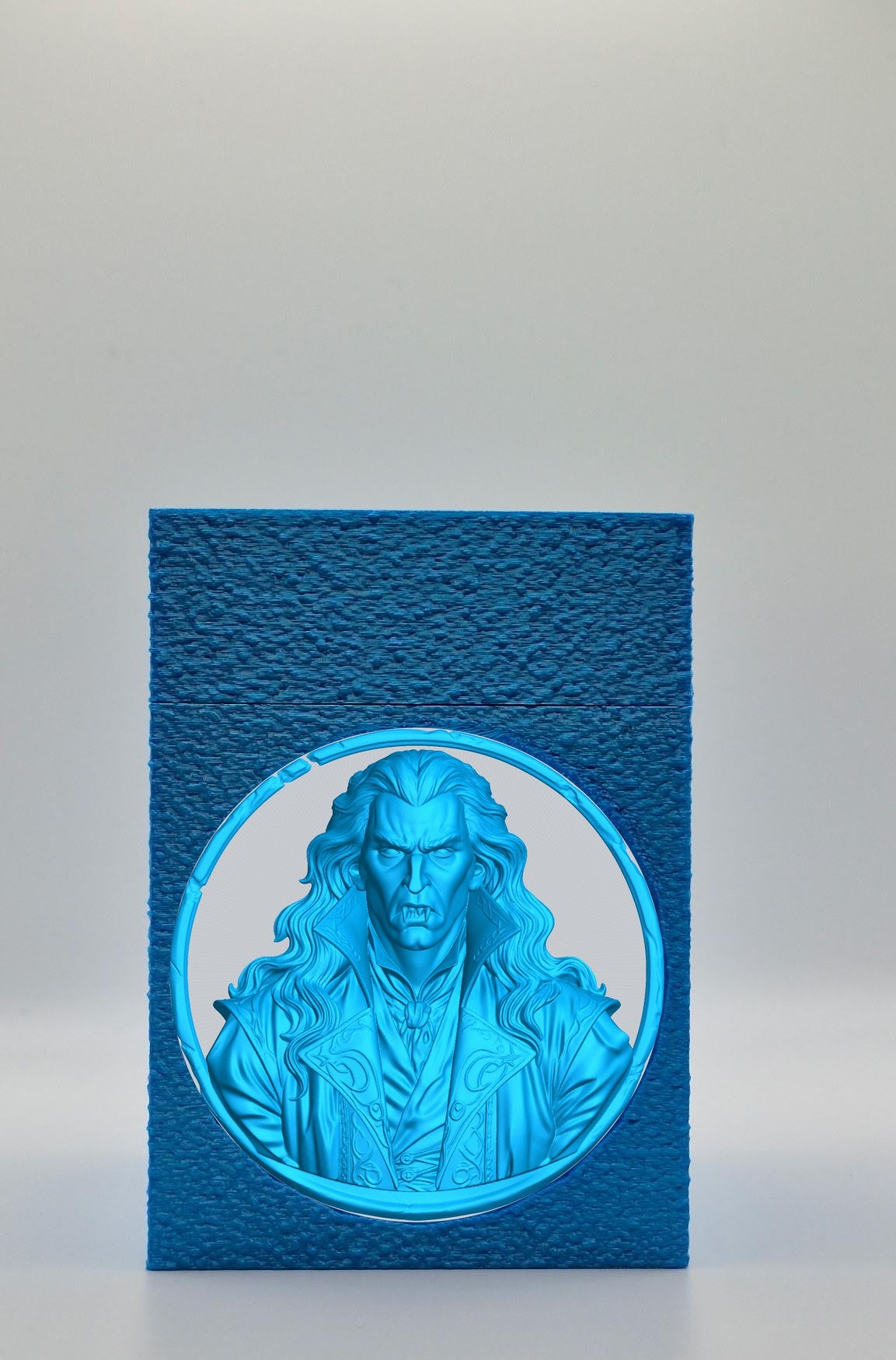 Gothic Vampire Card Box — Blue