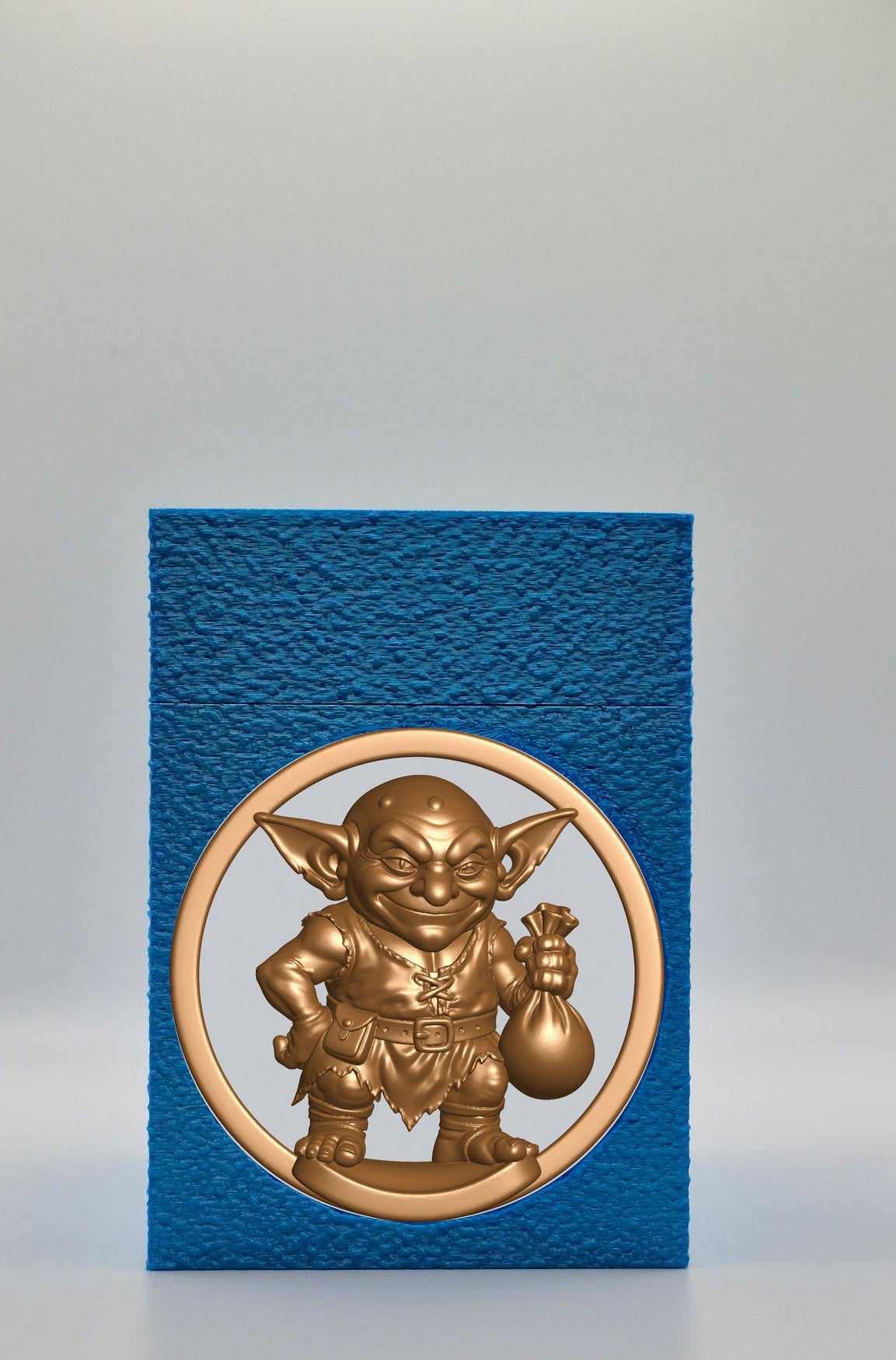 Greedy Goblin Card Box — Blue