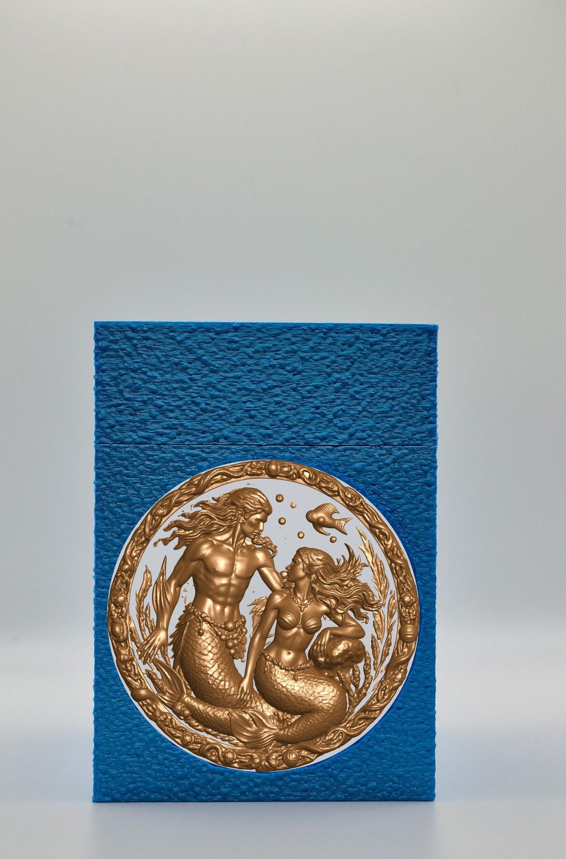 Merfolk Card Box — Blue