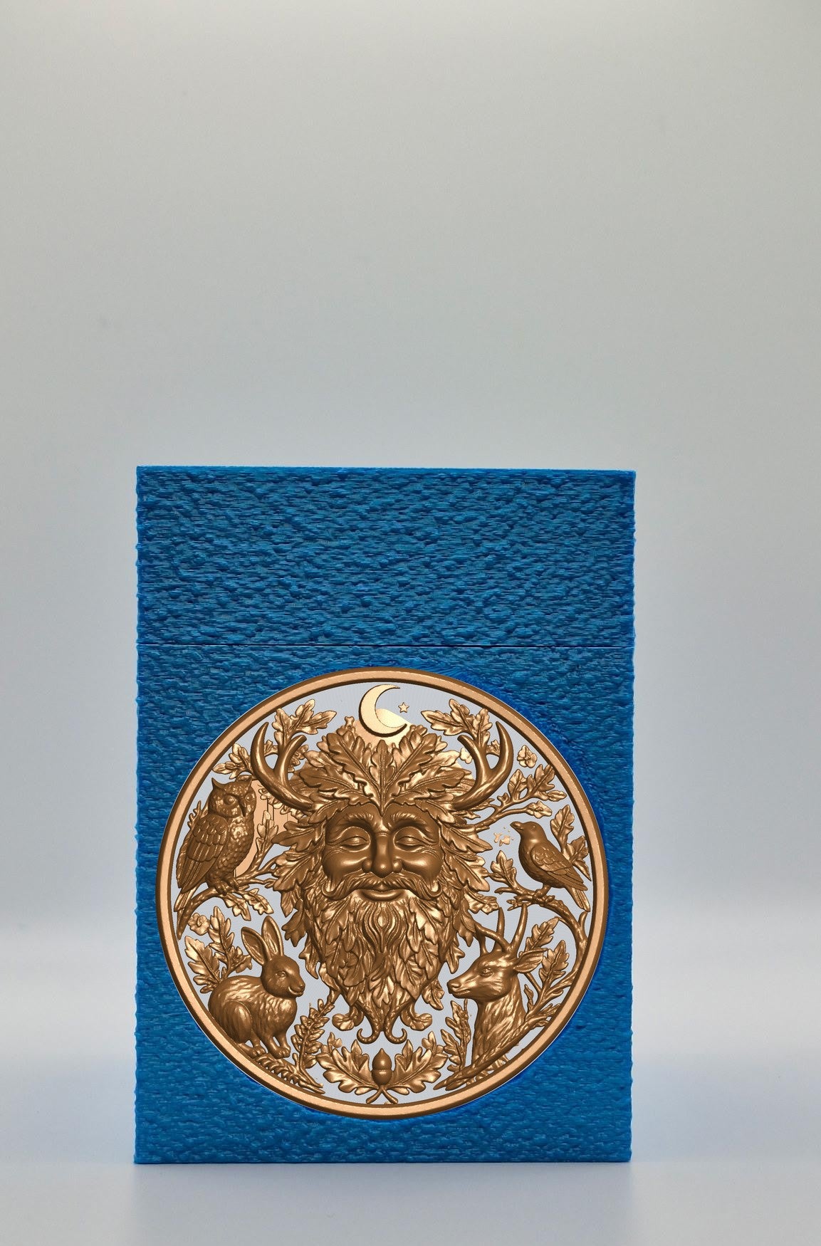 Tree Spirit Card Box — Blue