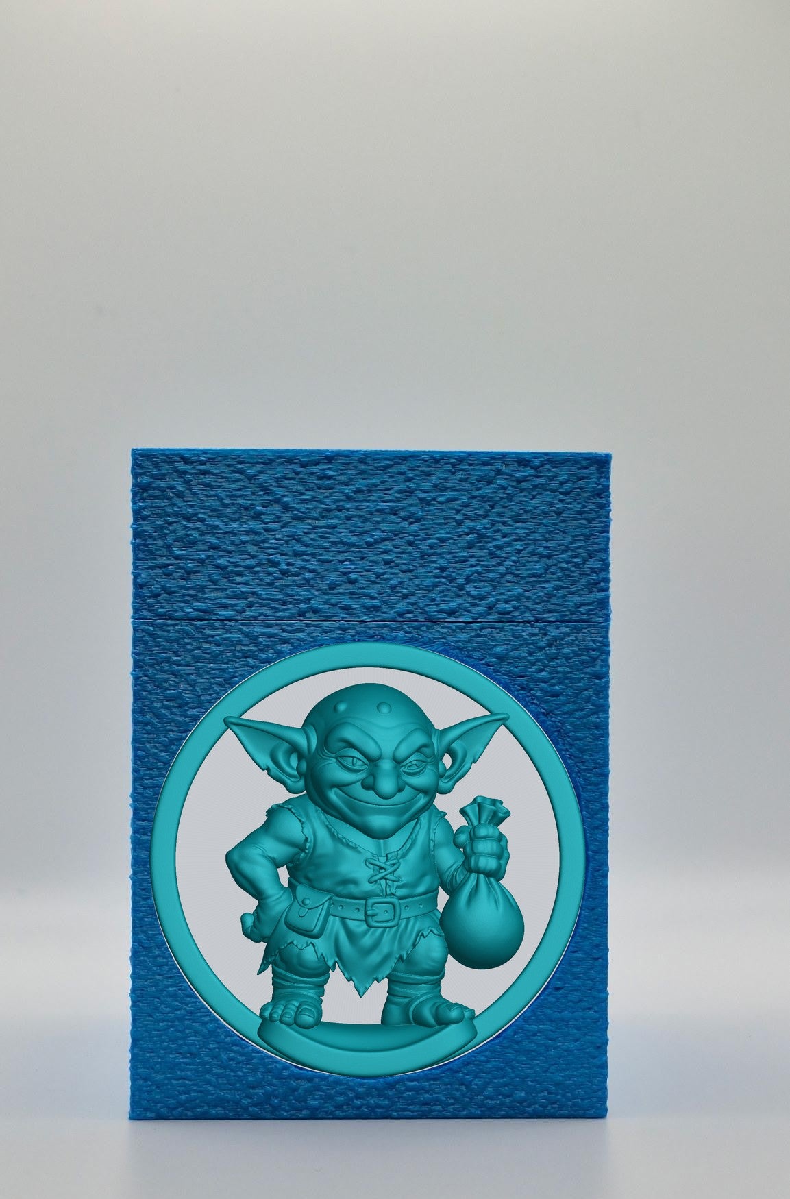 Greedy Goblin Card Box — Blue