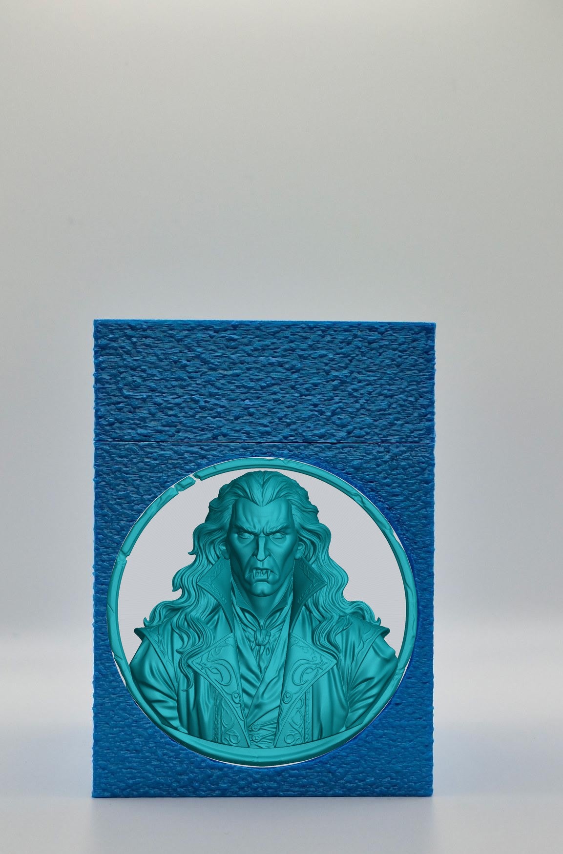 Gothic Vampire Card Box — Blue