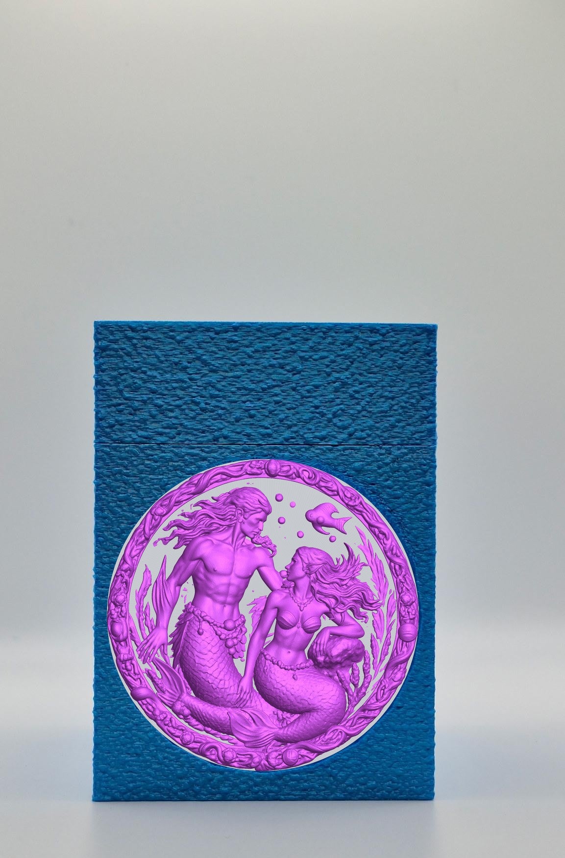 Merfolk Card Box — Blue