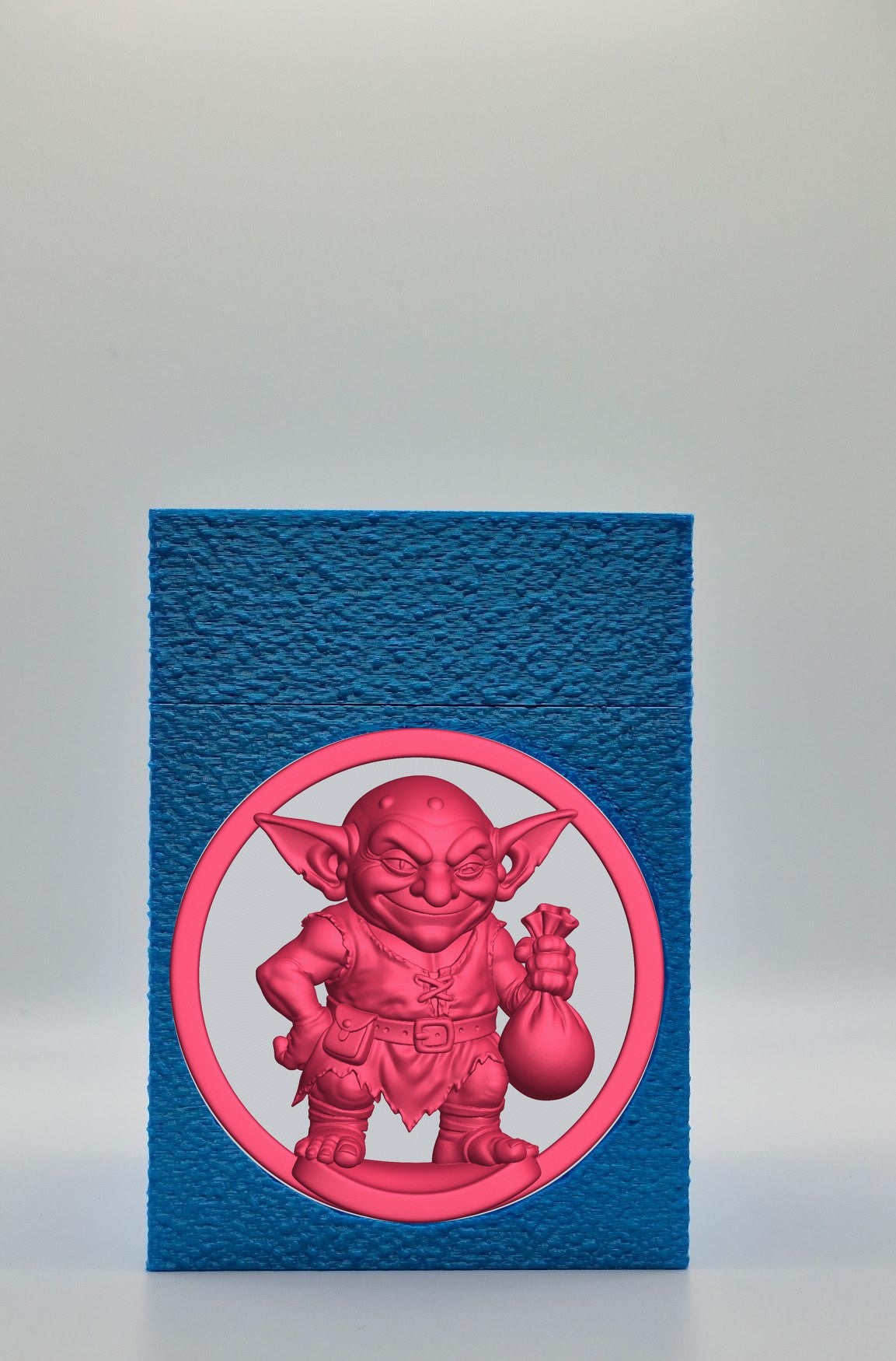 Greedy Goblin Card Box — Blue
