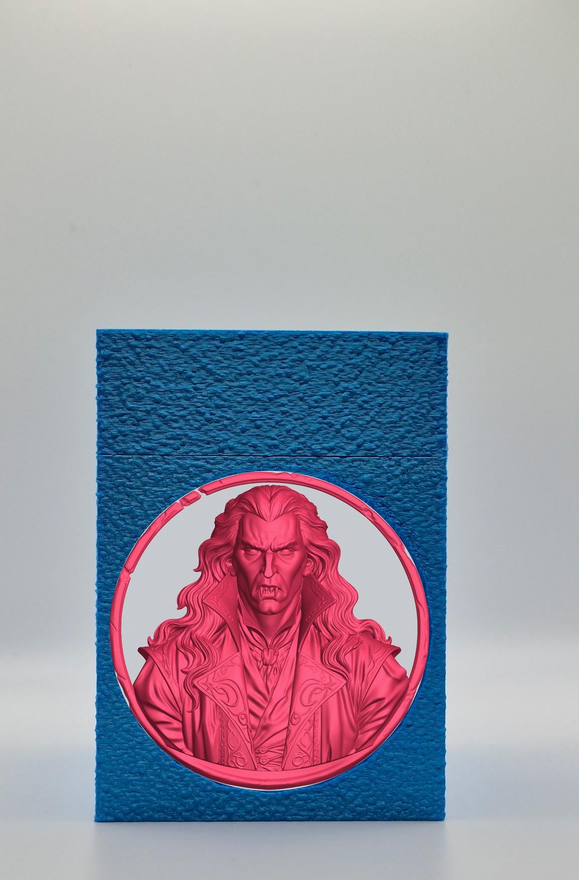 Gothic Vampire Card Box — Blue