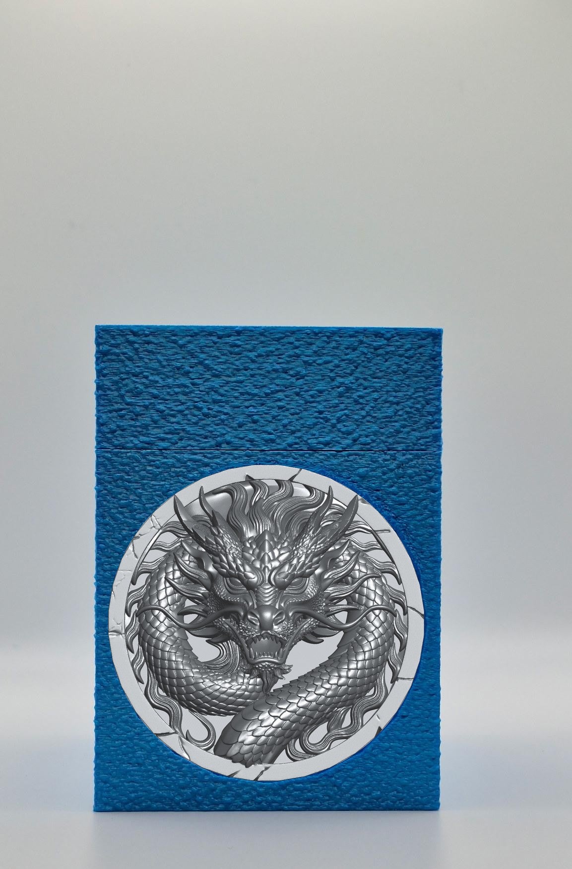 Dragon Card Box — Blue