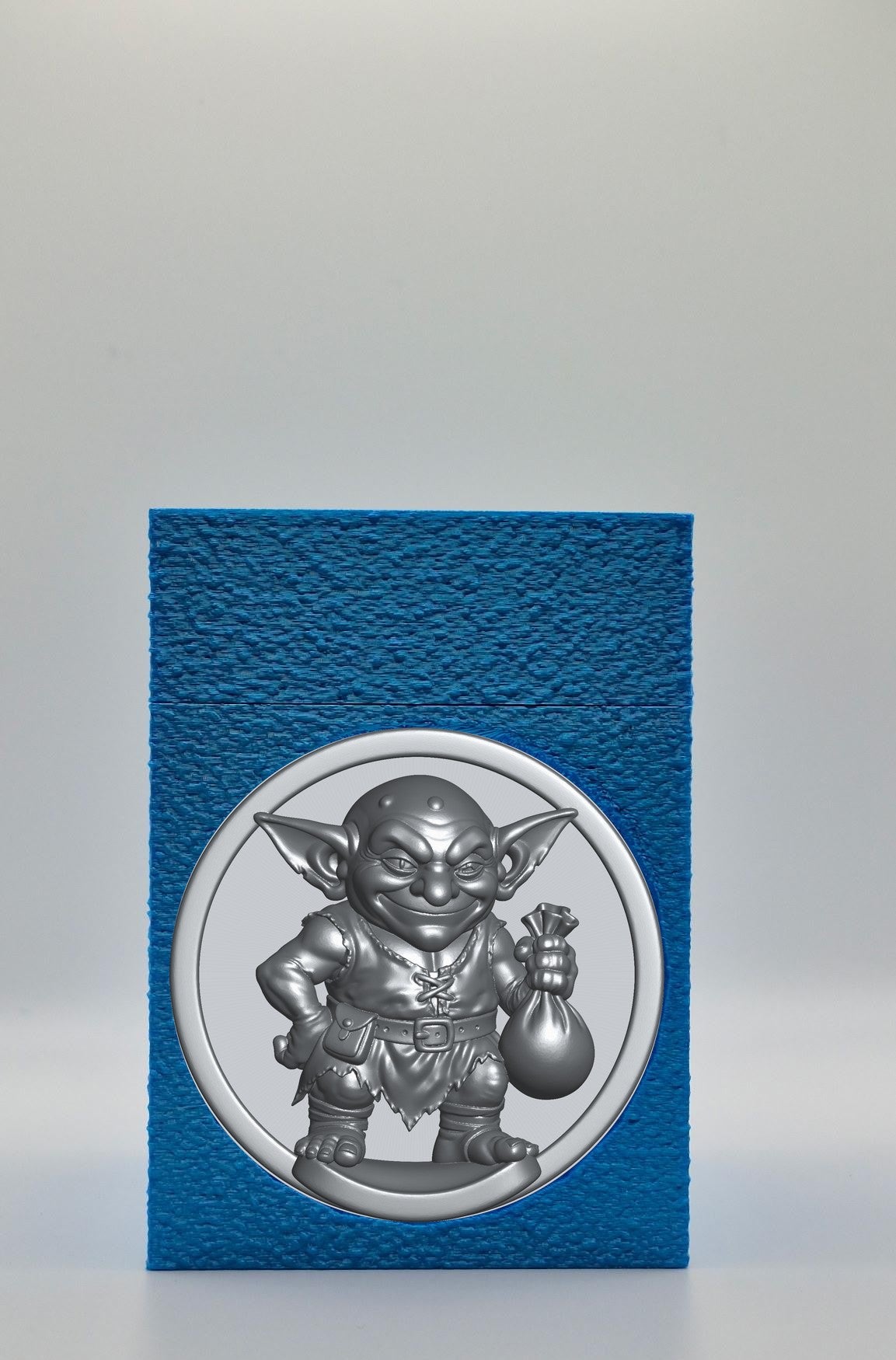 Greedy Goblin Card Box — Blue