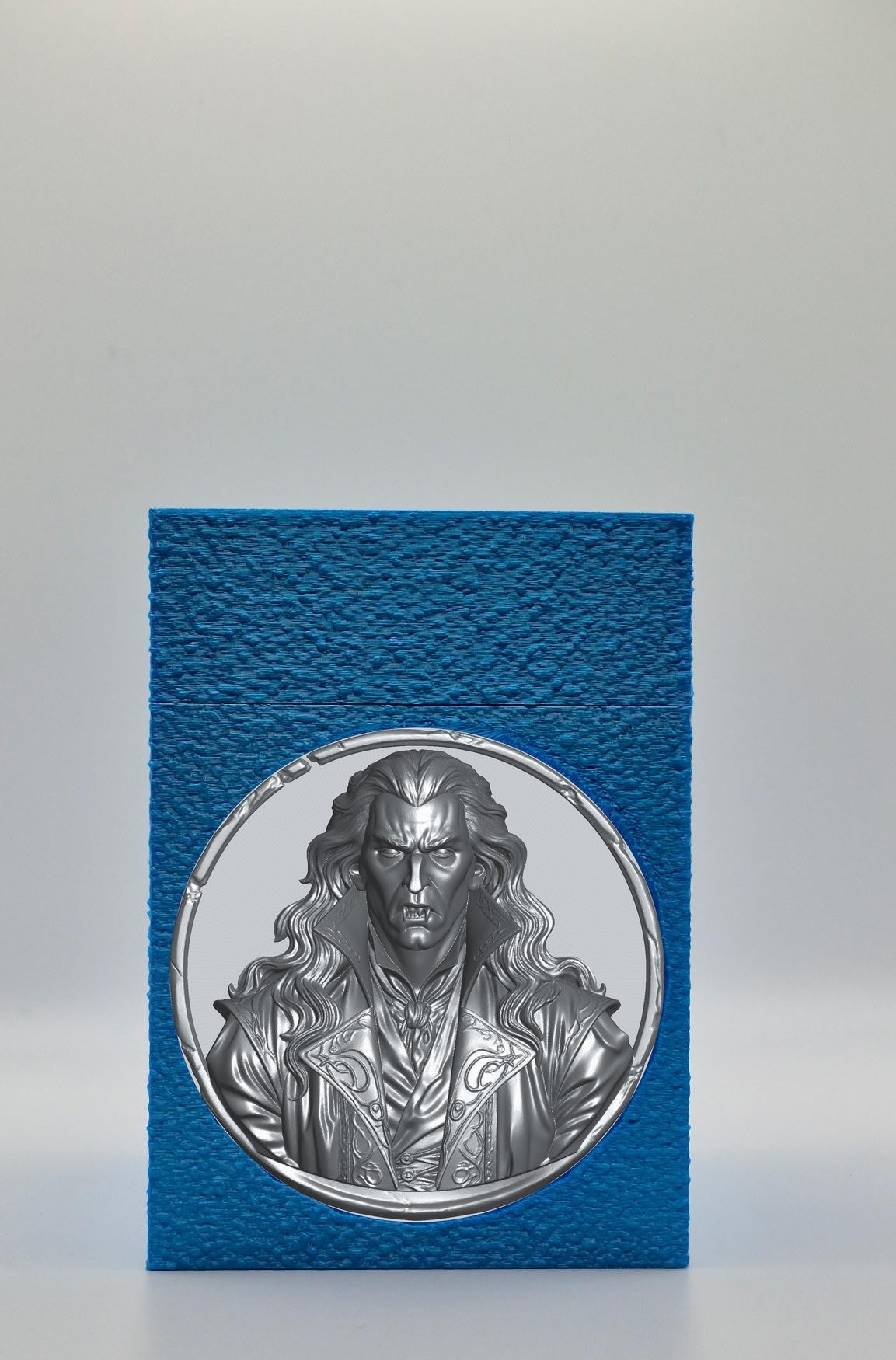 Gothic Vampire Card Box — Blue