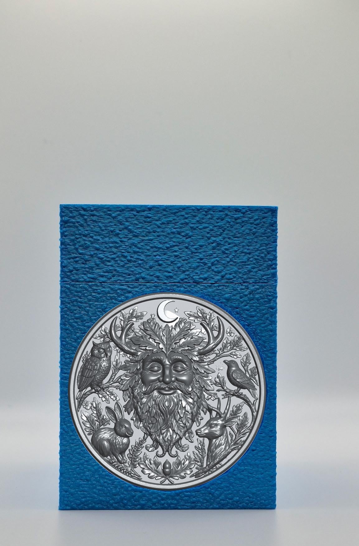Tree Spirit Card Box — Blue