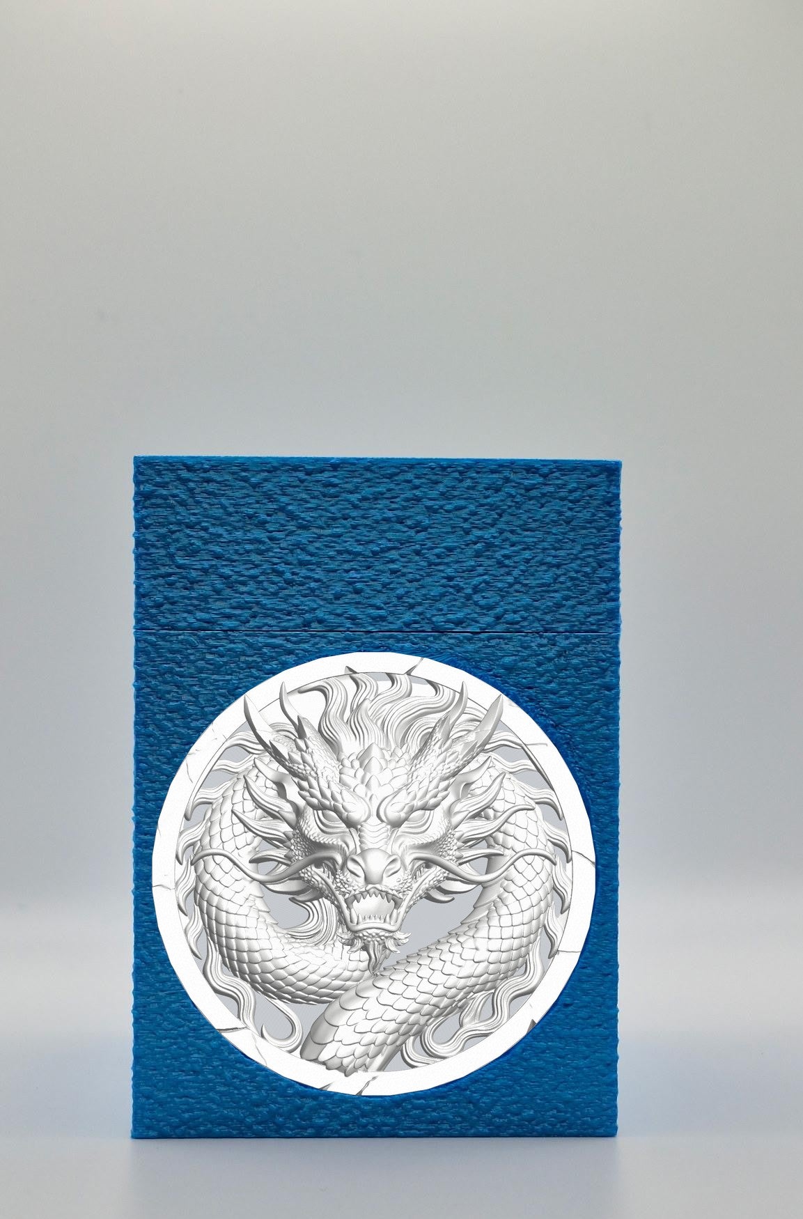 Dragon Card Box — Blue