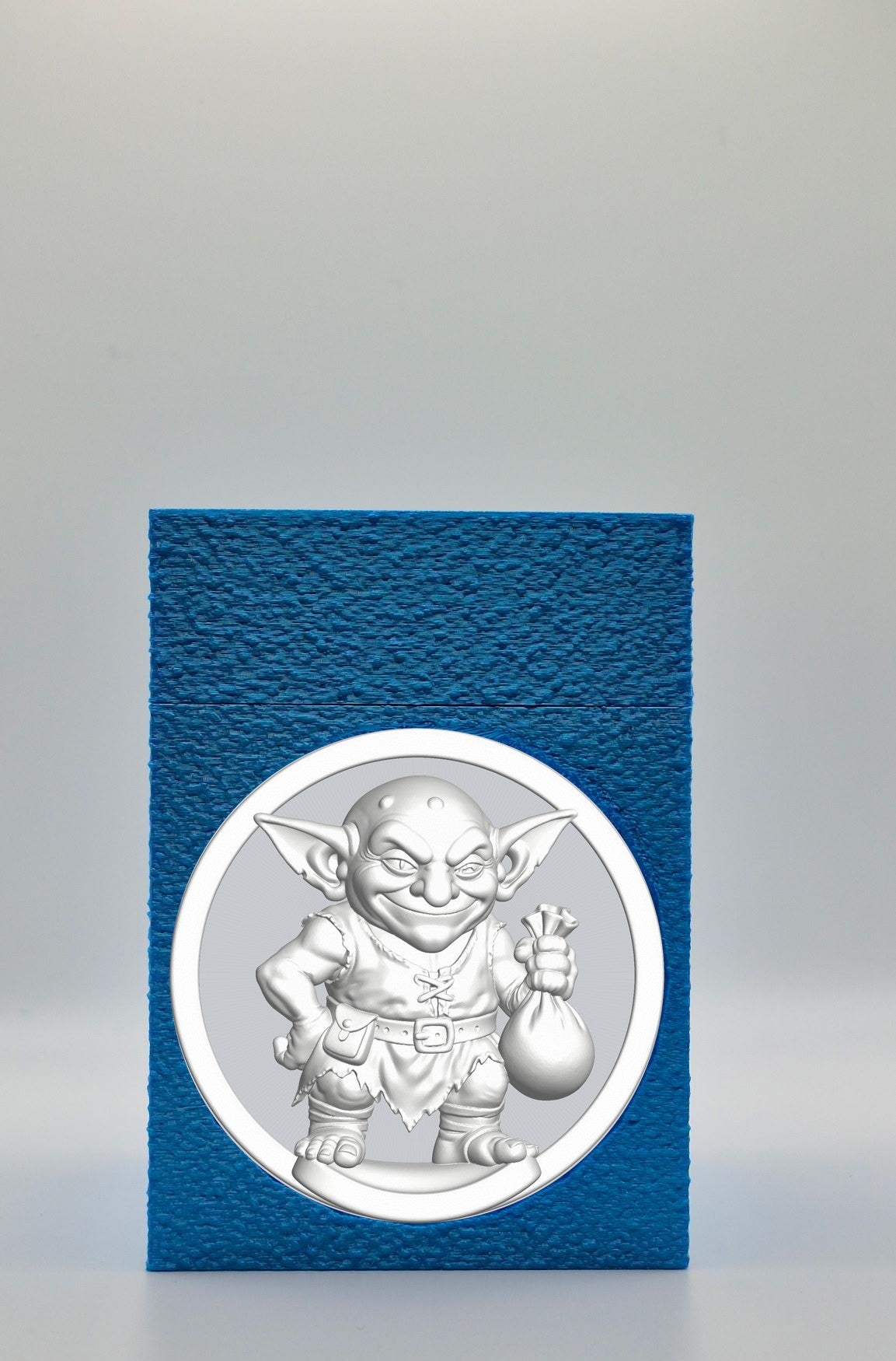 Greedy Goblin Card Box — Blue