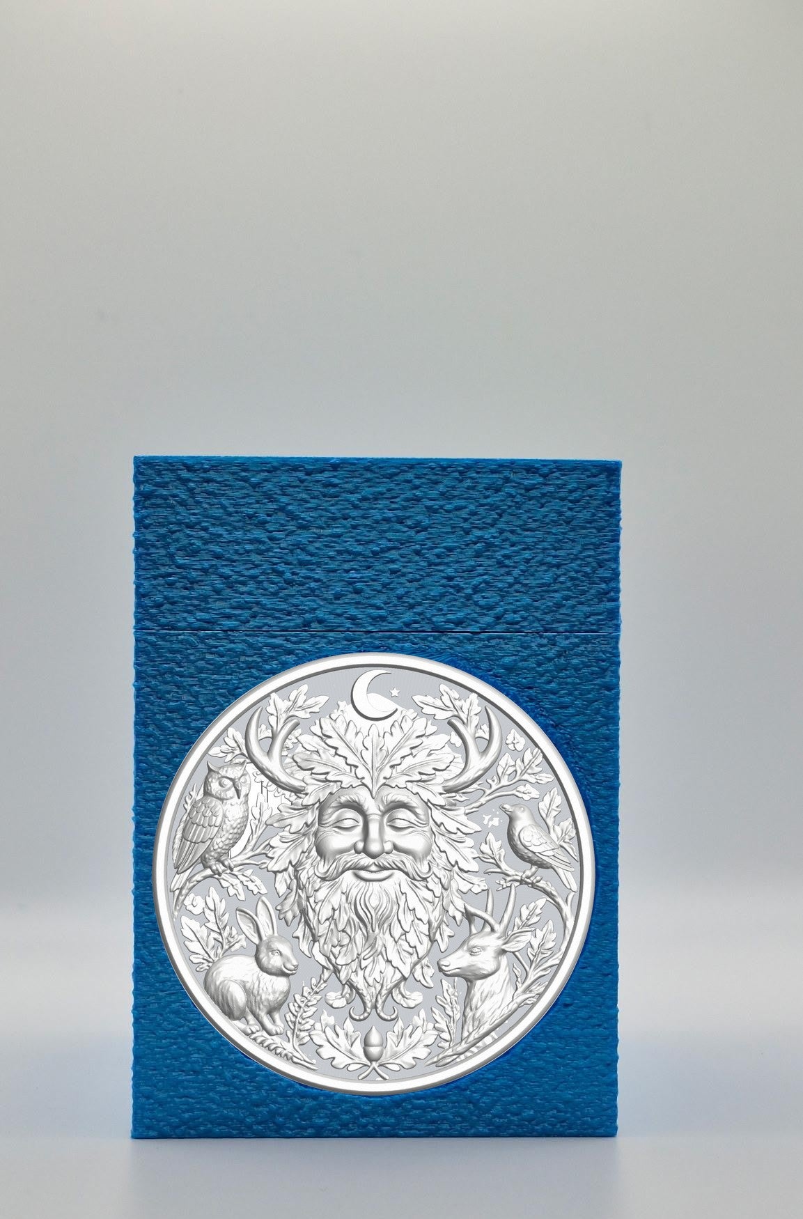 Tree Spirit Card Box — Blue