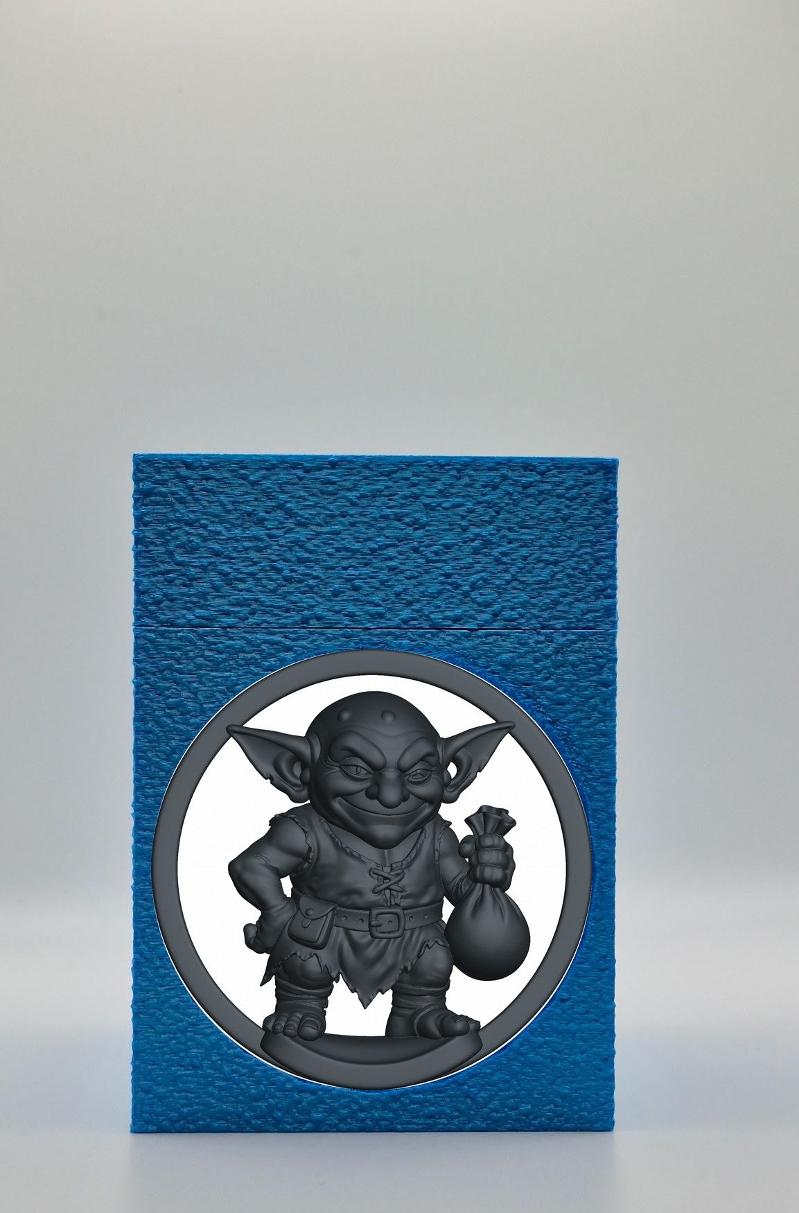Greedy Goblin Card Box — Blue