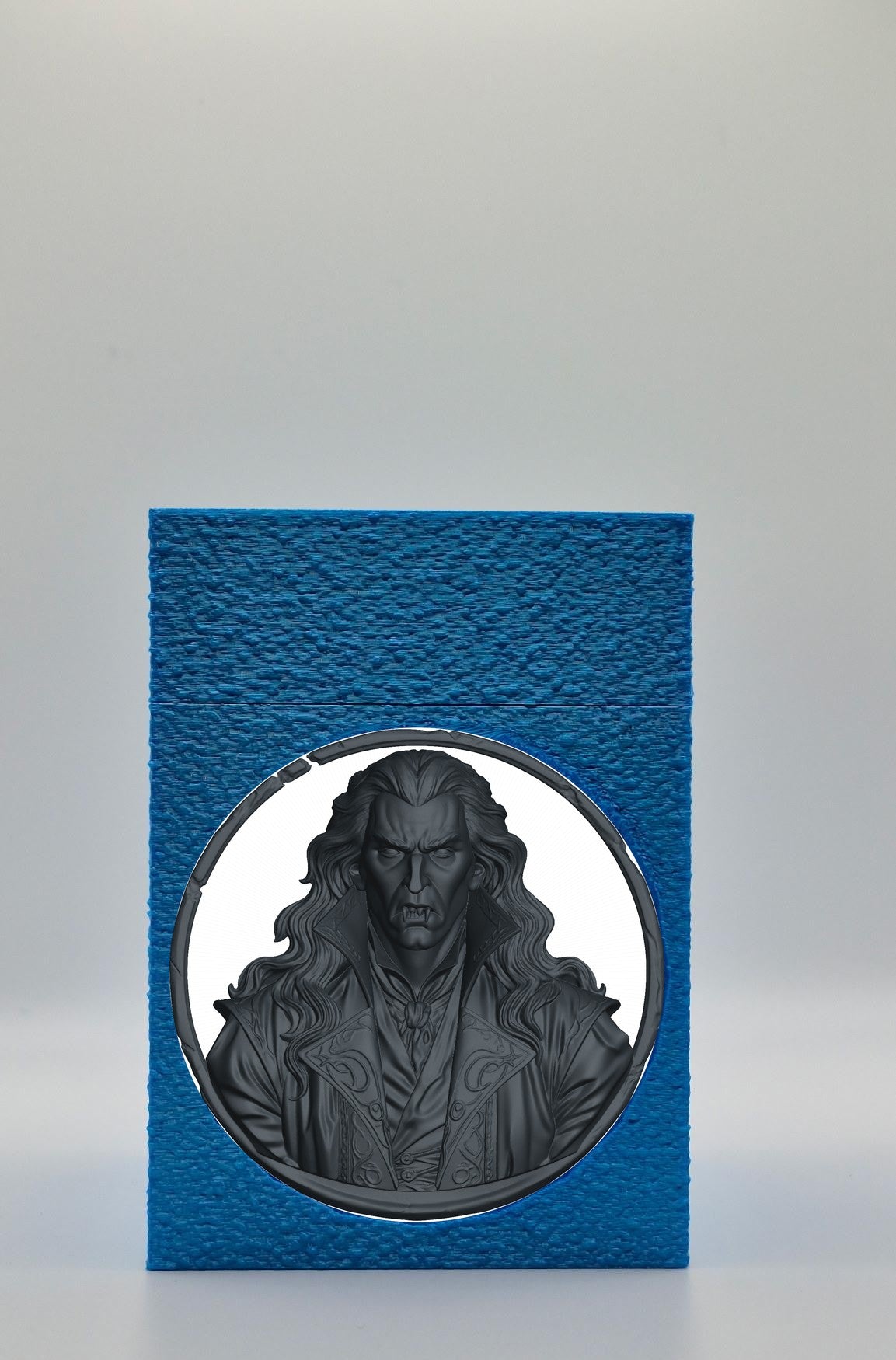 Gothic Vampire Card Box — Blue