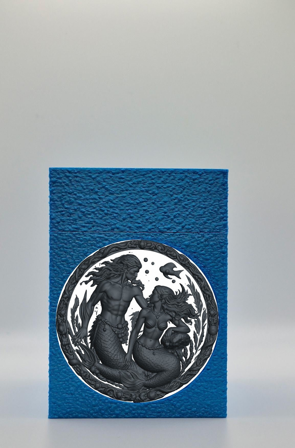 Merfolk Card Box — Blue