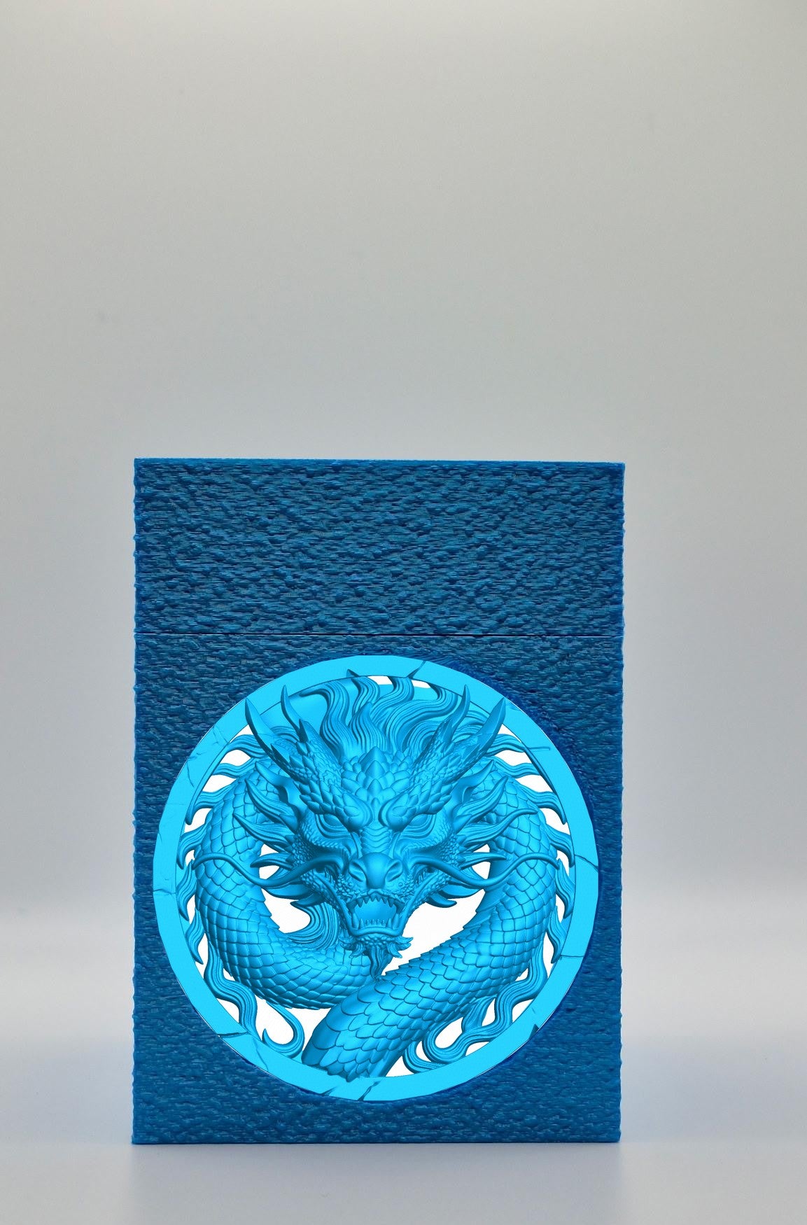 Dragon Card Box — Blue