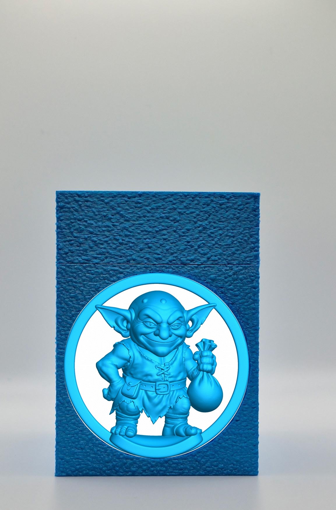 Greedy Goblin Card Box — Blue