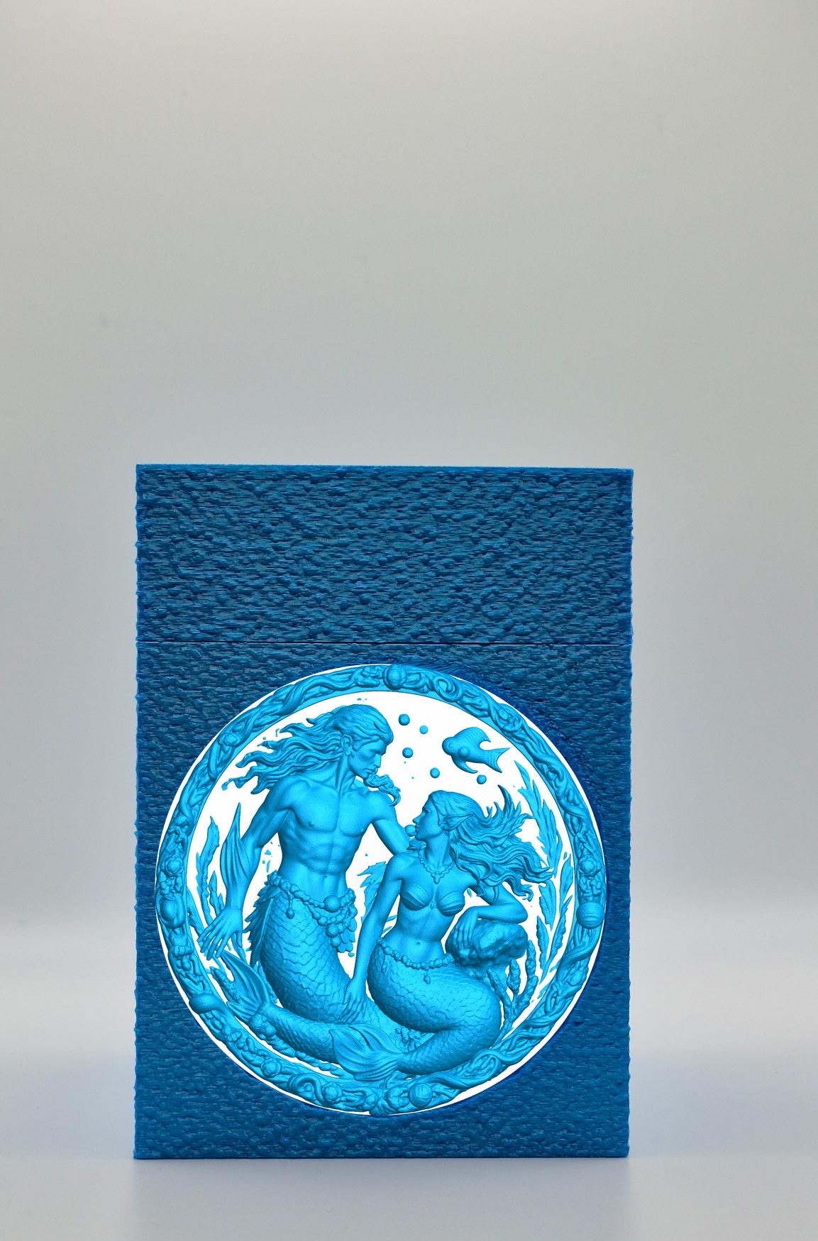 Merfolk Card Box — Blue