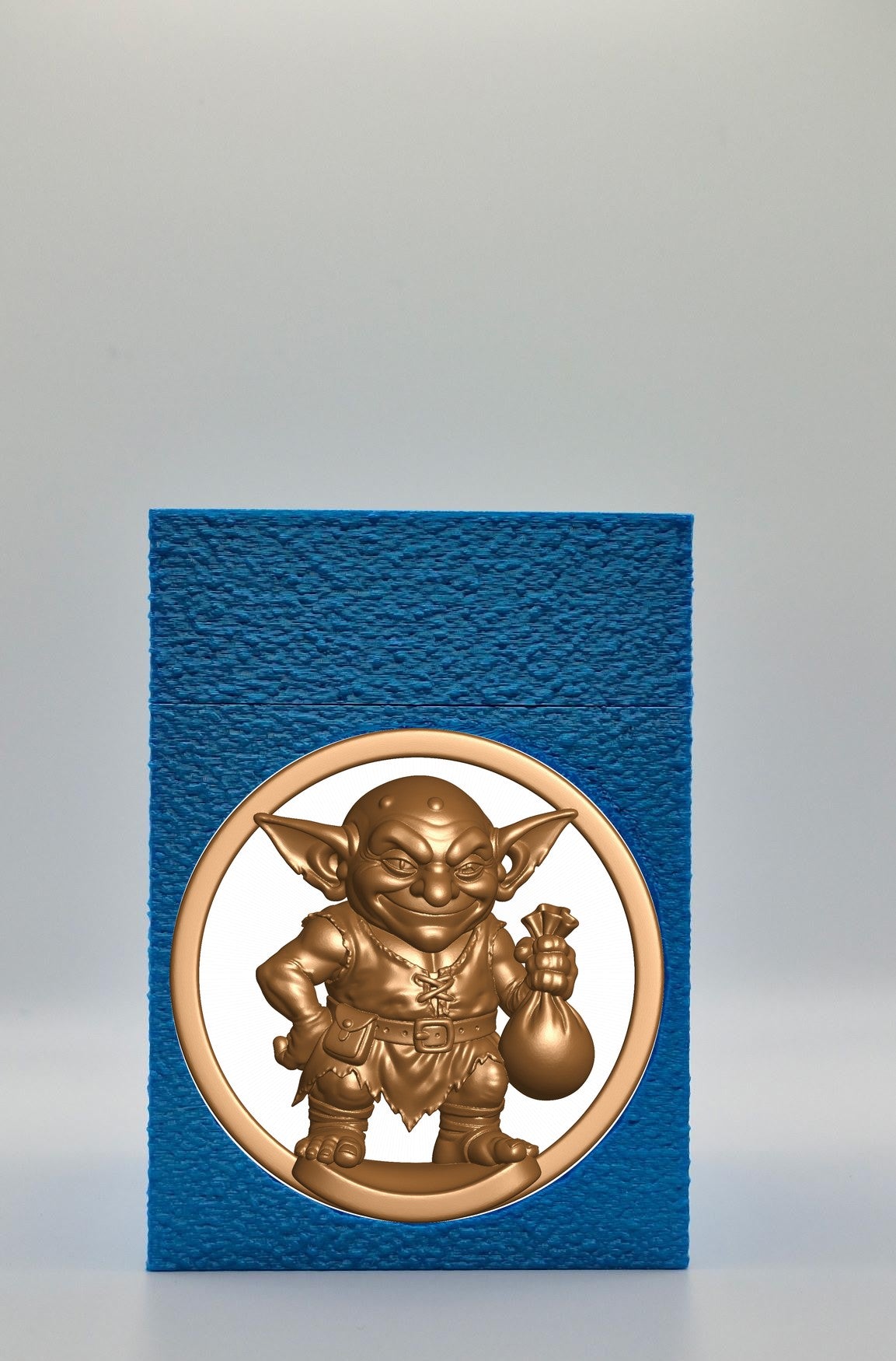 Greedy Goblin Card Box — Blue