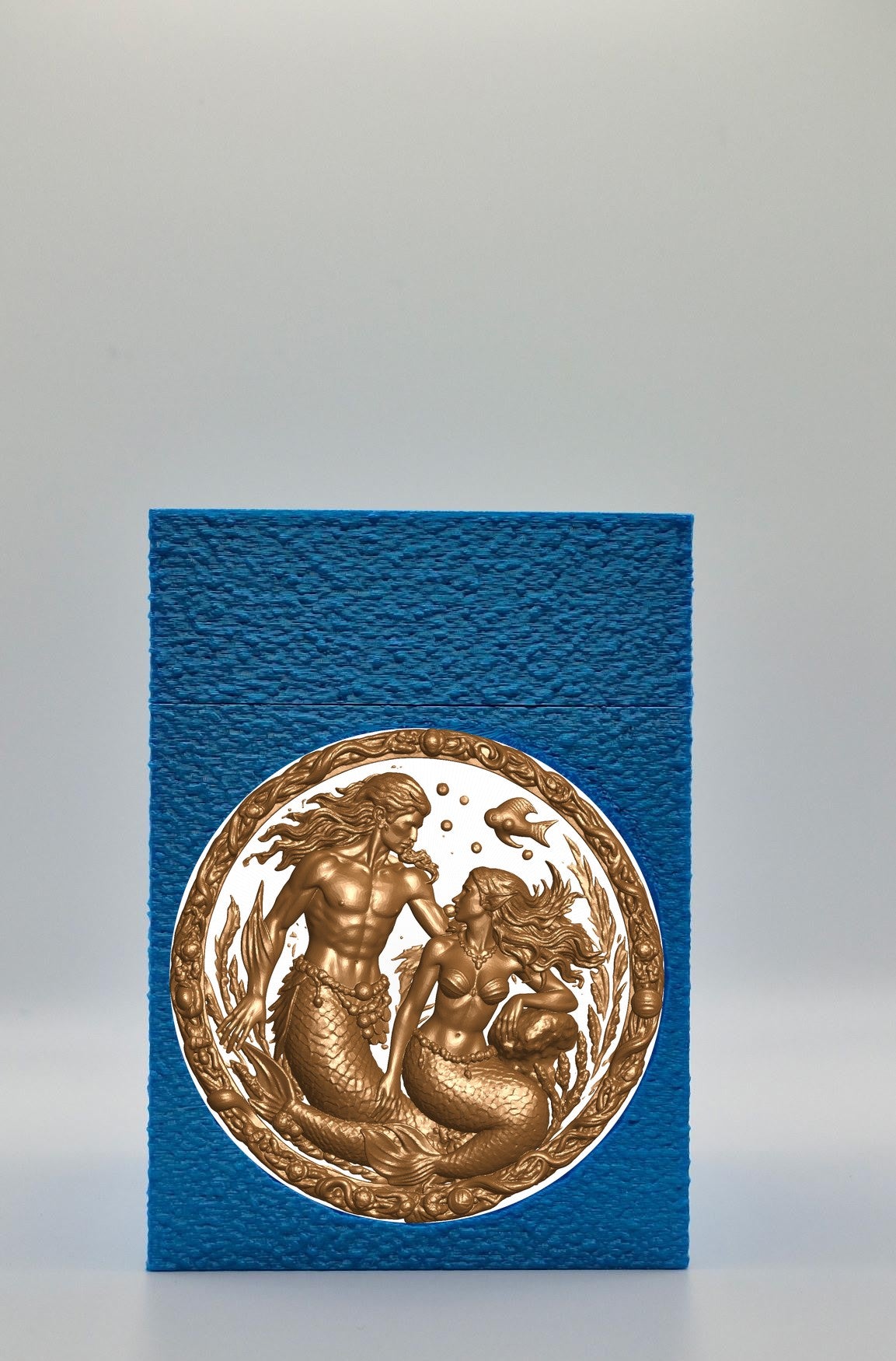 Merfolk Card Box — Blue