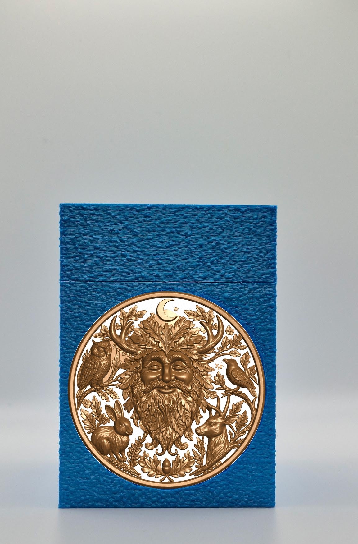 Tree Spirit Card Box — Blue