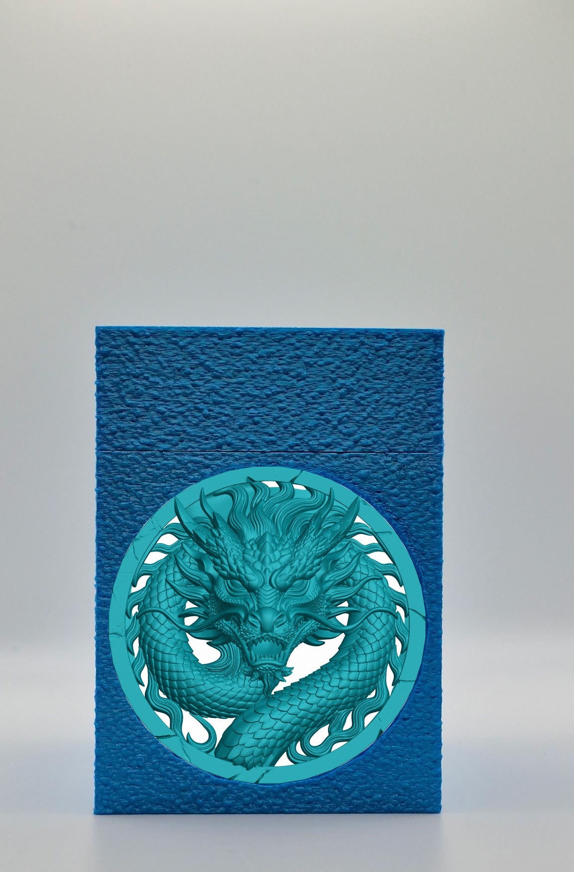 Dragon Card Box — Blue
