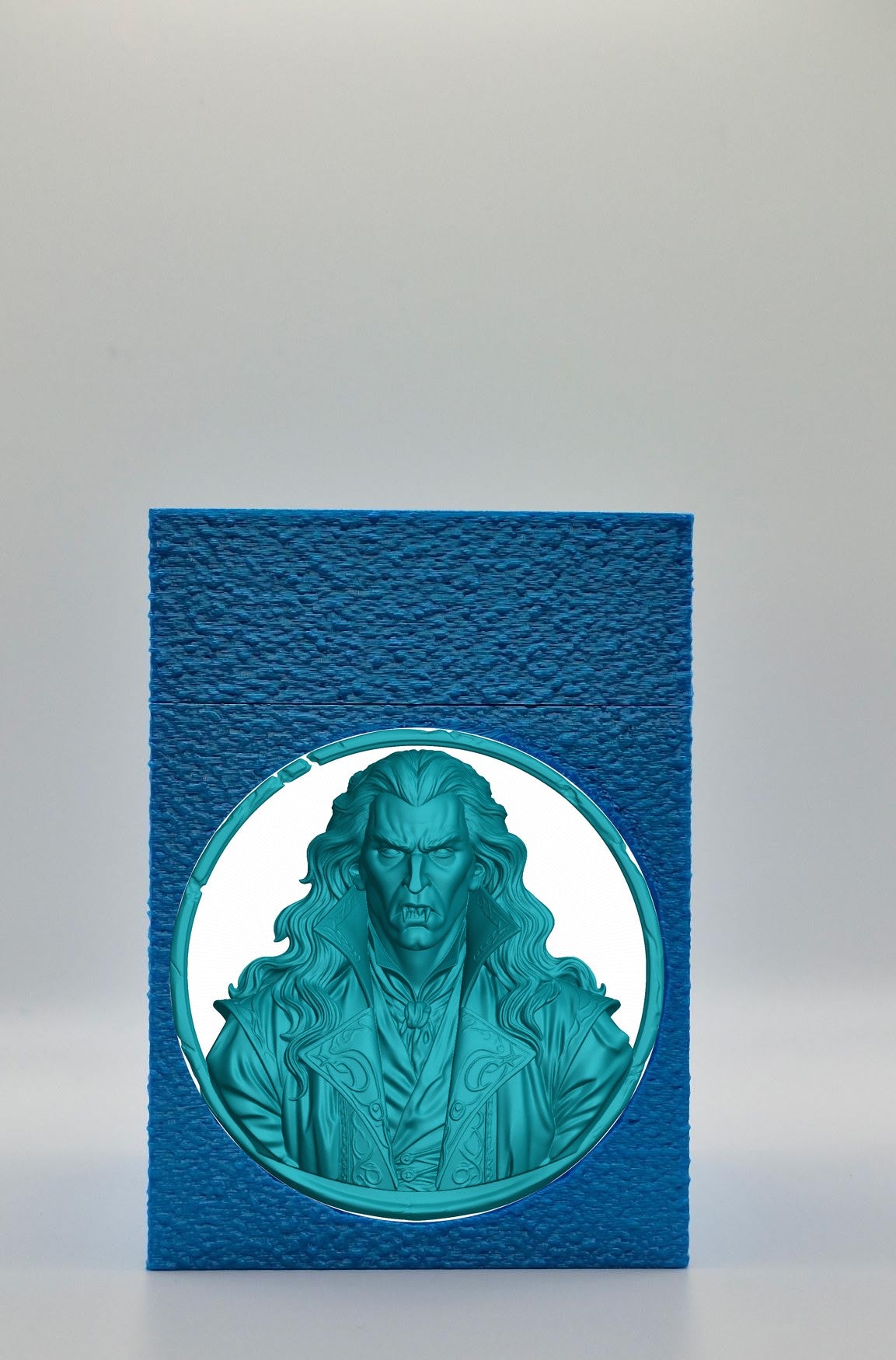 Gothic Vampire Card Box — Blue