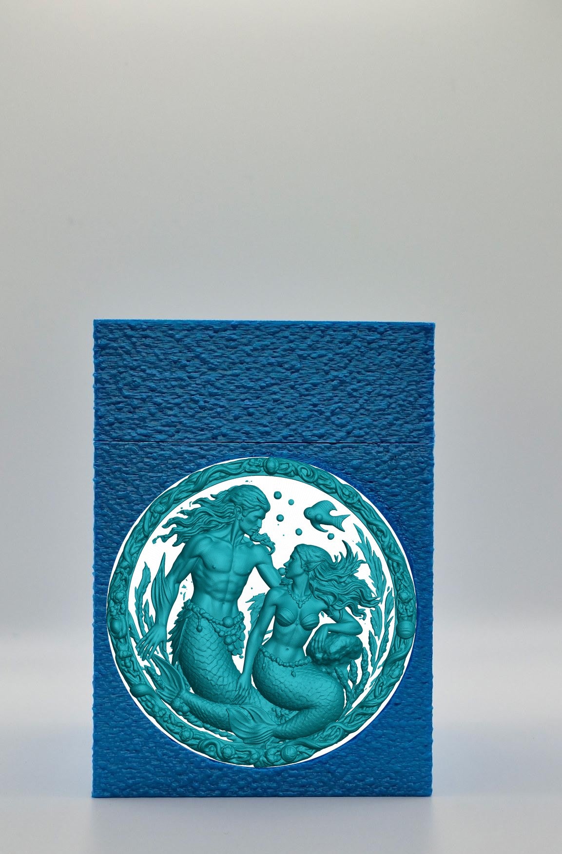 Merfolk Card Box — Blue