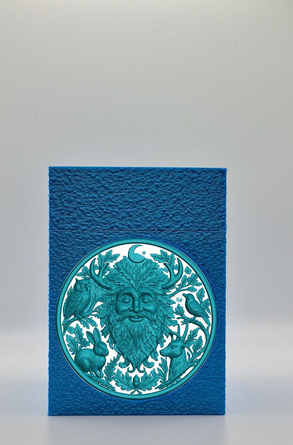 Tree Spirit Card Box — Blue