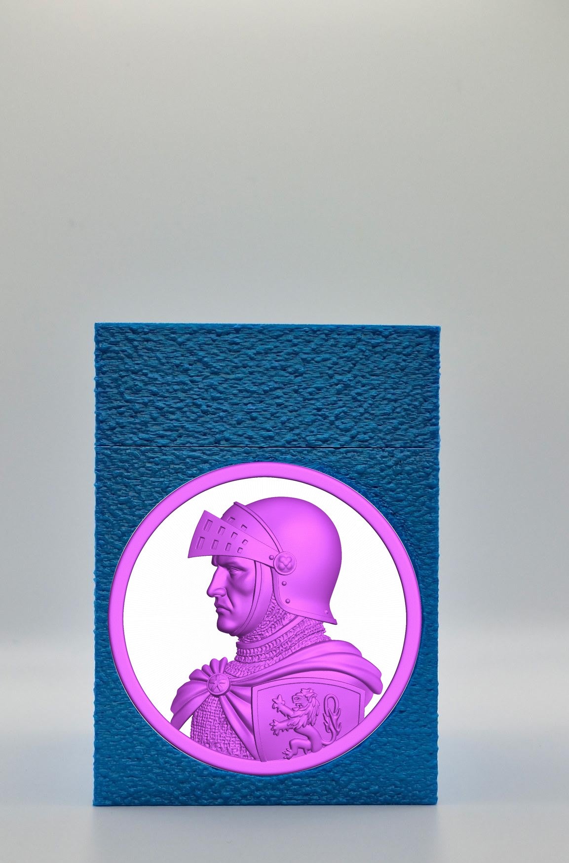 Knight Card Box — Blue