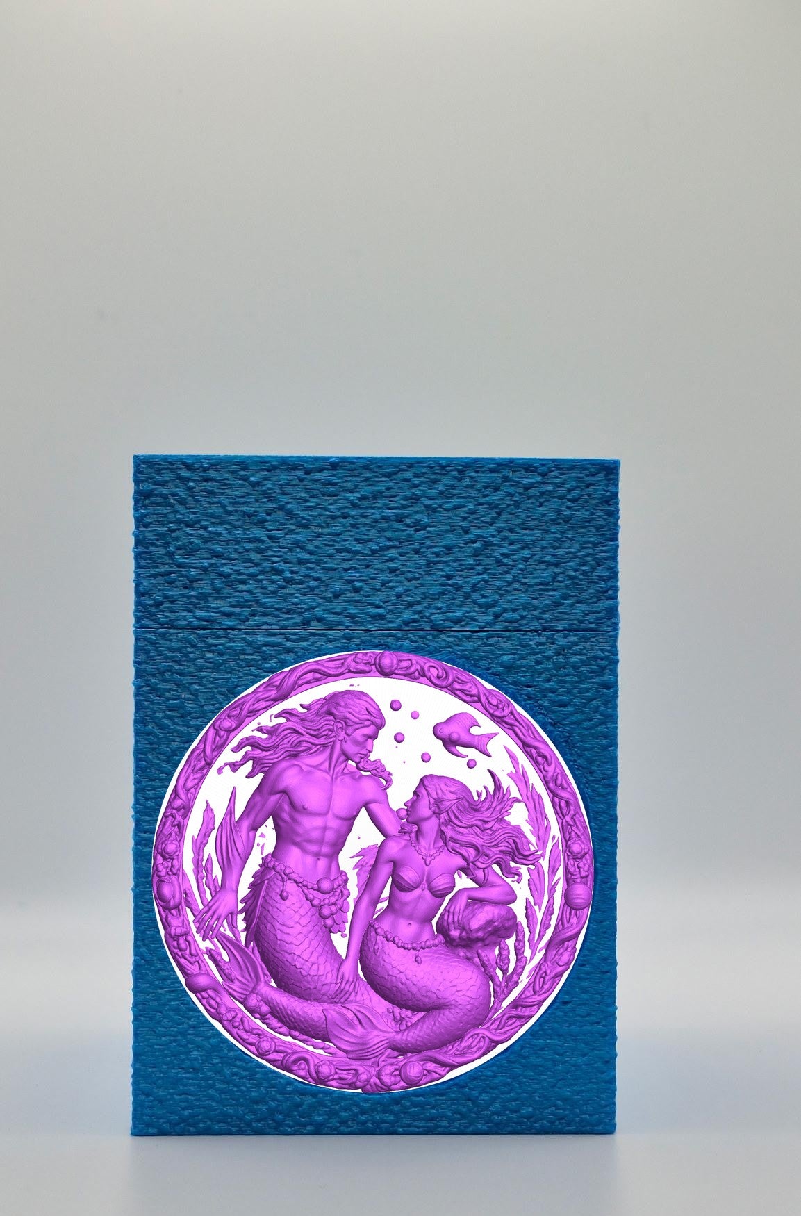 Merfolk Card Box — Blue