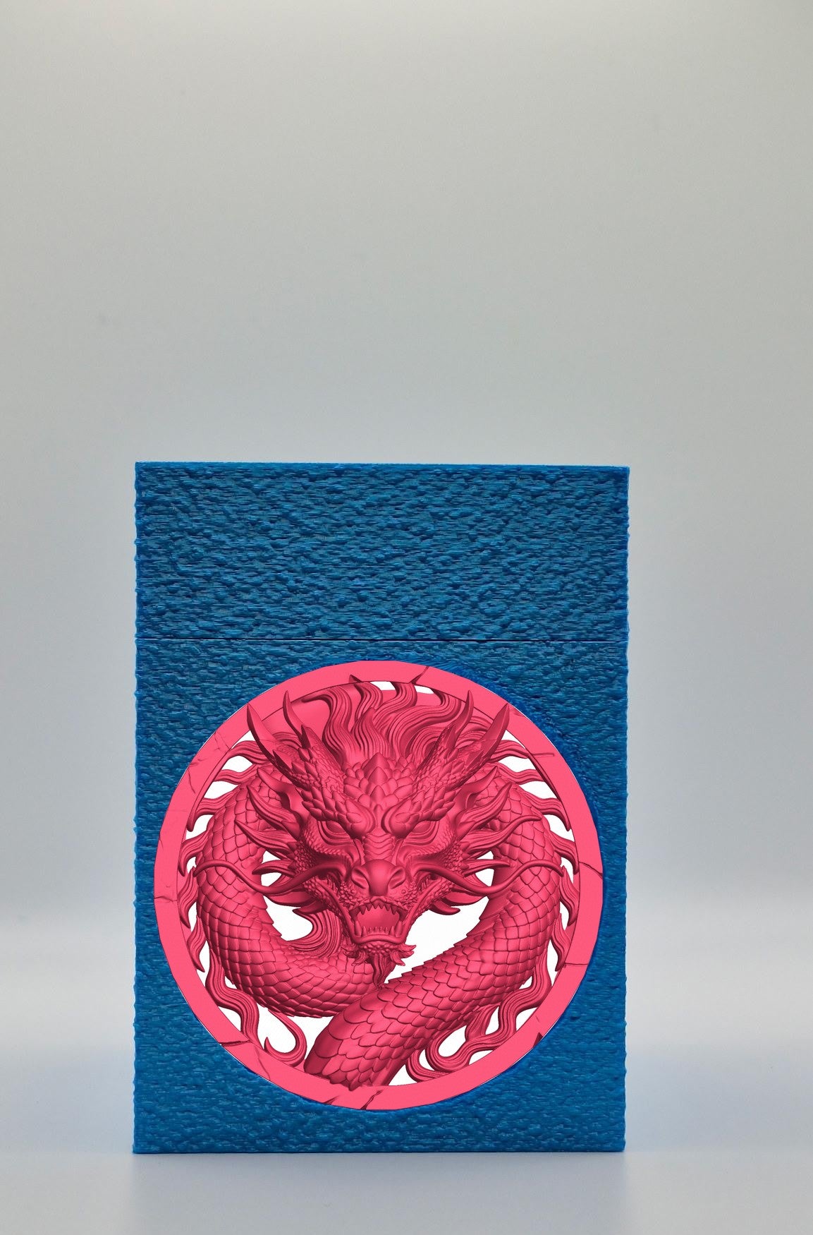 Dragon Card Box — Blue