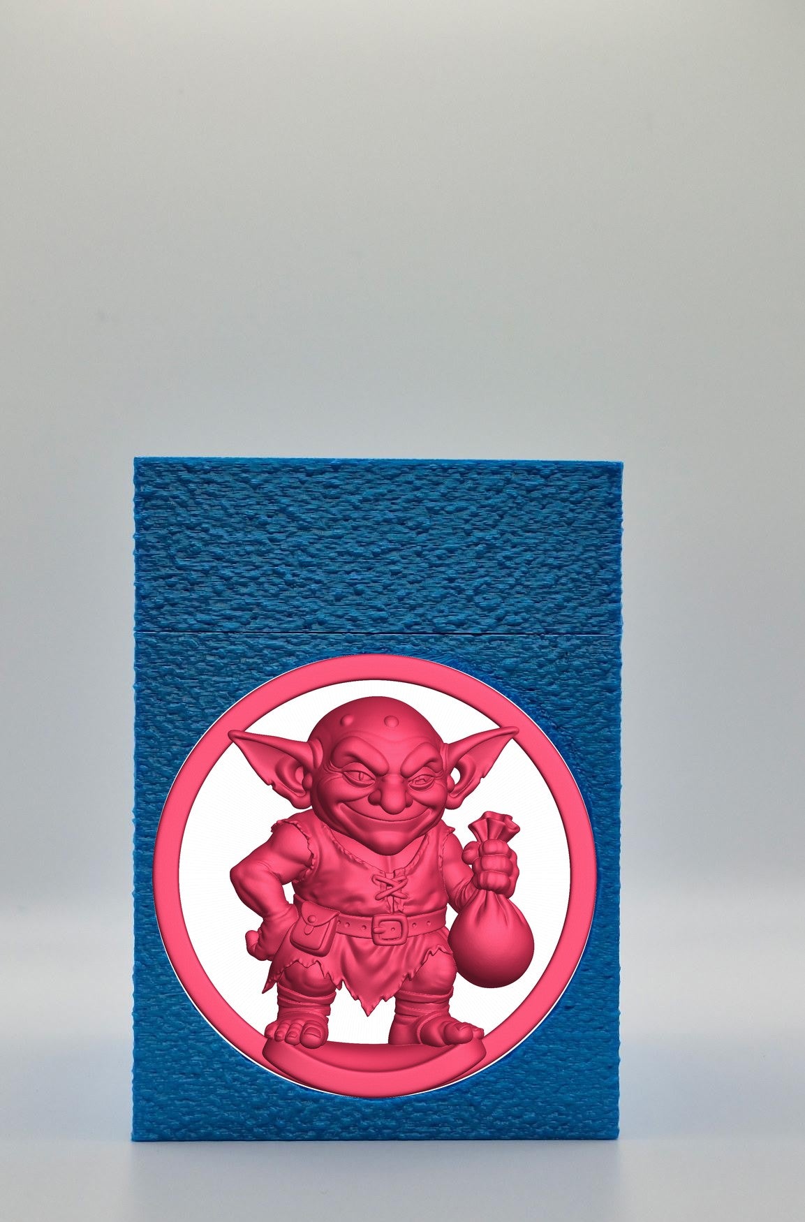 Greedy Goblin Card Box — Blue